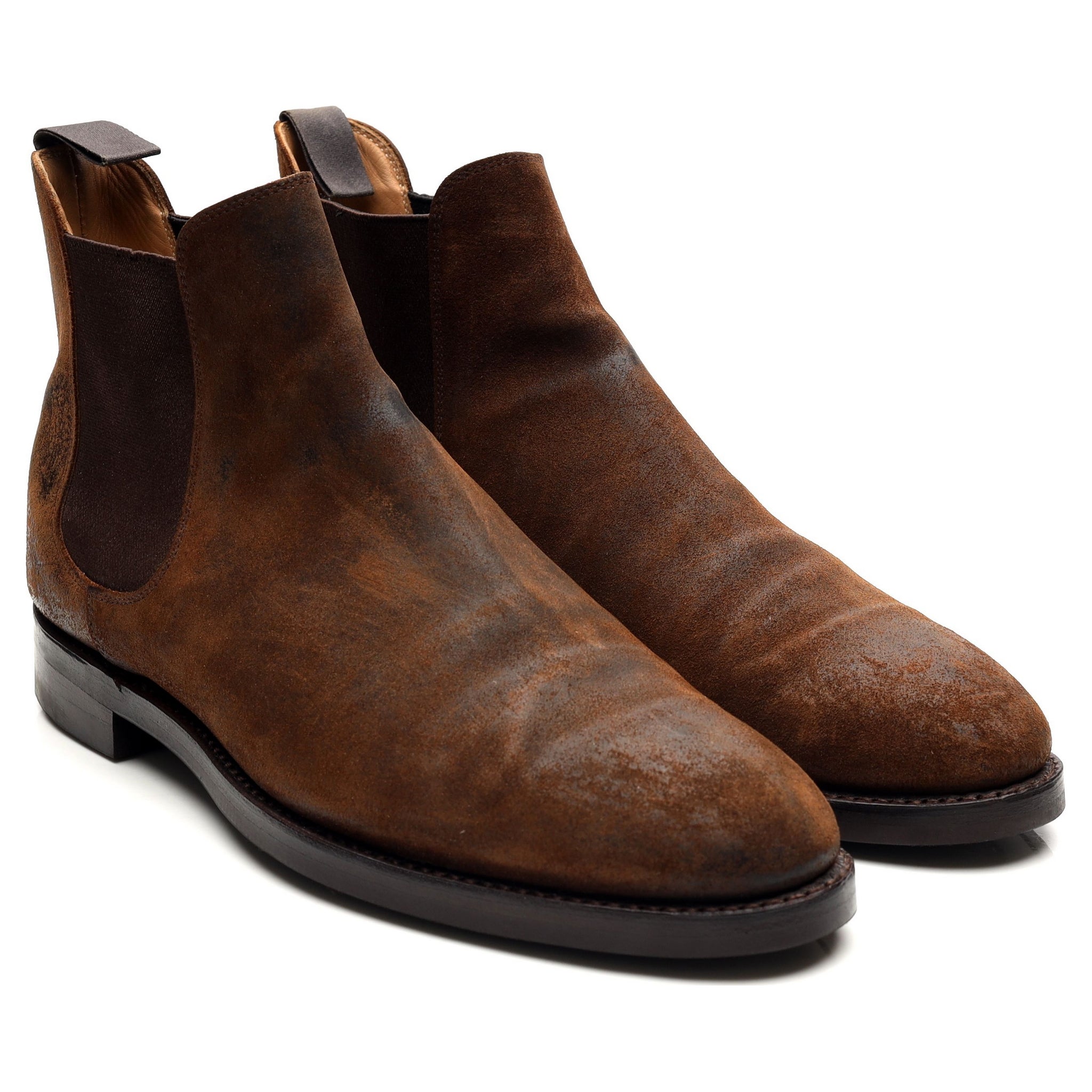 Crockett & Jones Chelsea 5 boots suède marron pointure 9.5