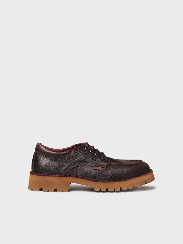 Toni Pons Juli derbies cuir grainé semelle 4 cm