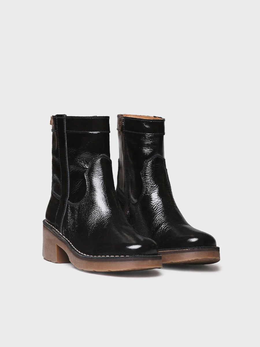 Toni Pons Iris-CA bottines vernis zip latéral