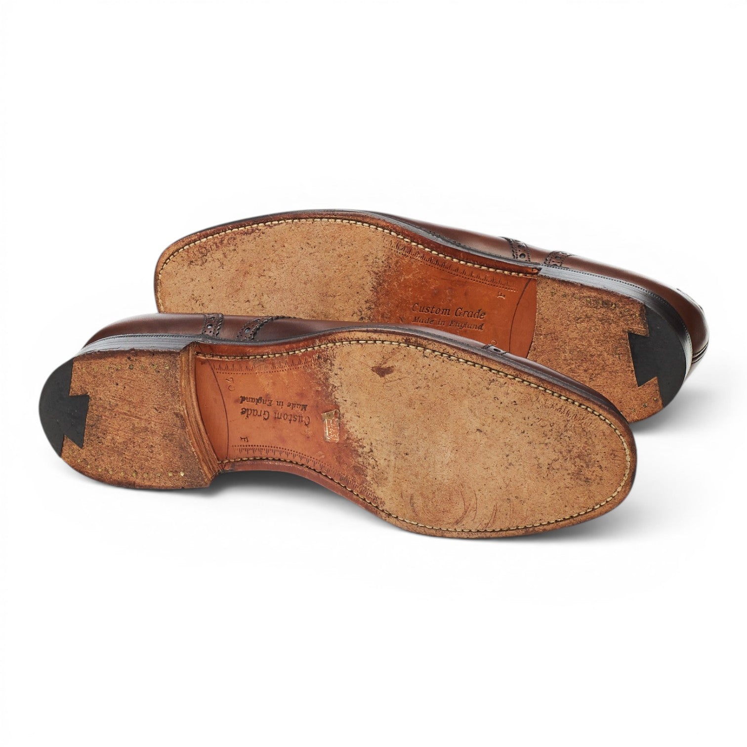 Church's Cambridge derby brogues marron foncé UK 7 cuir