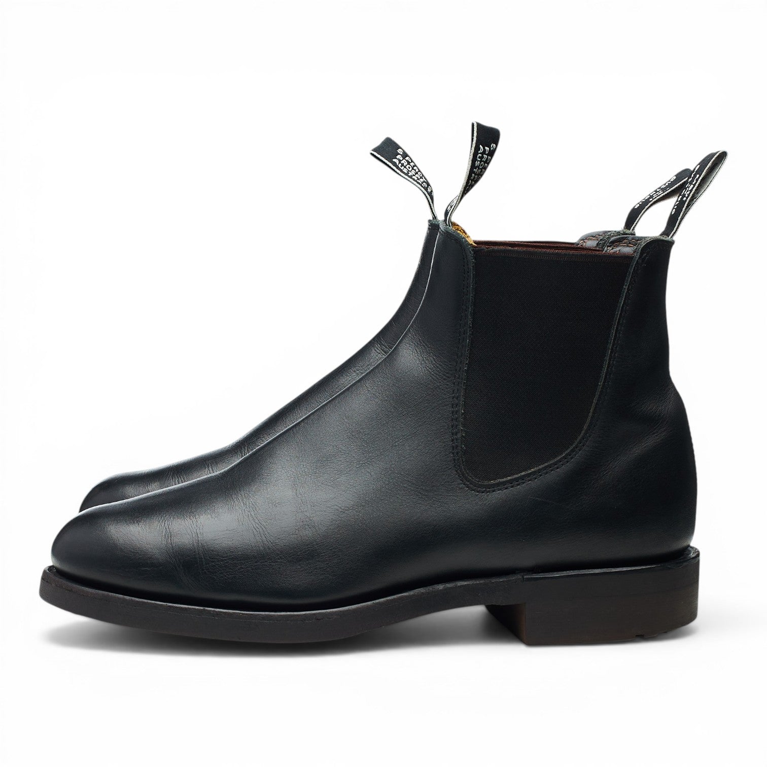 R.M. Williams Comfort Turnout Bottines chelsea cuir noir UK 7.5