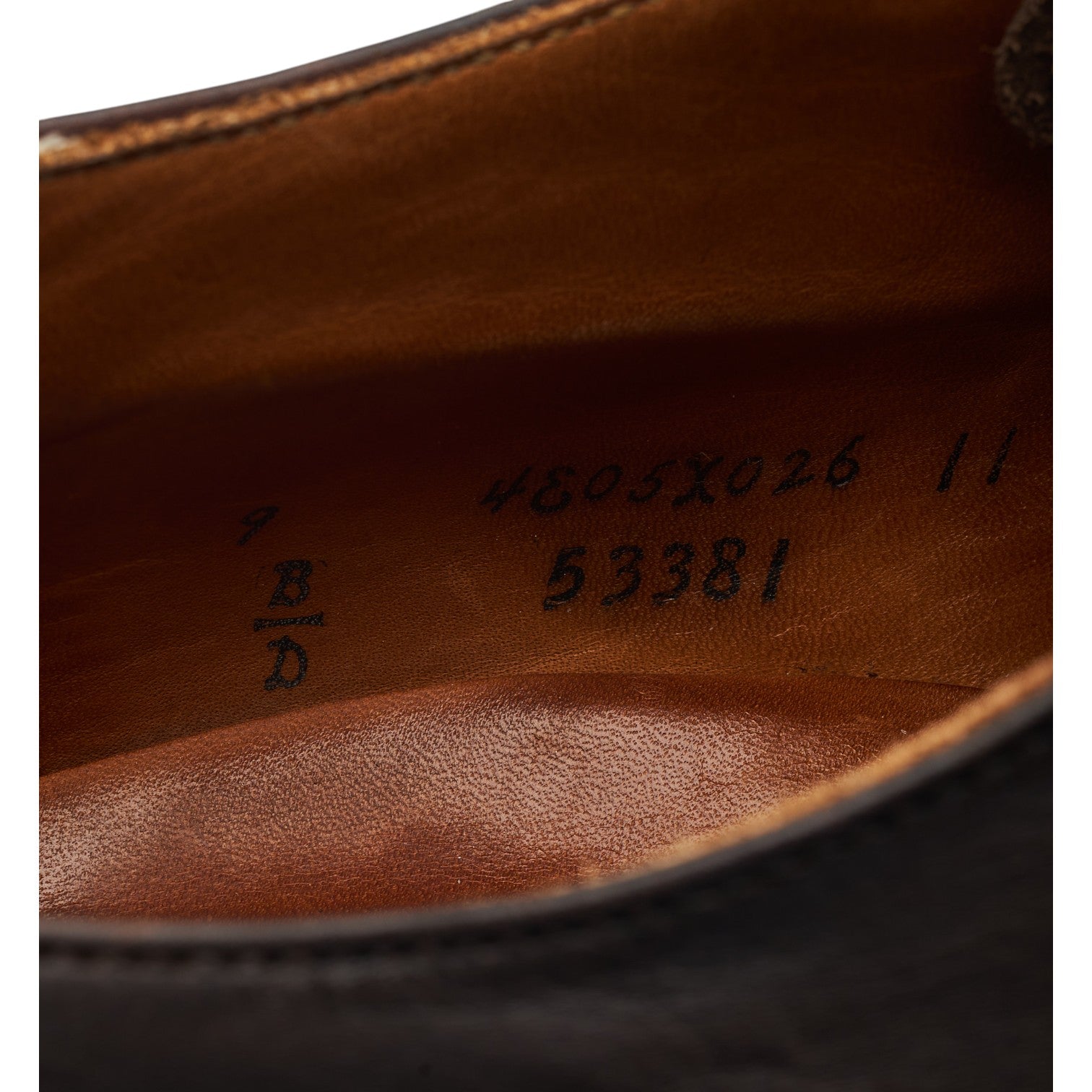 Alden 53381 derby cuir marron UK 8,5