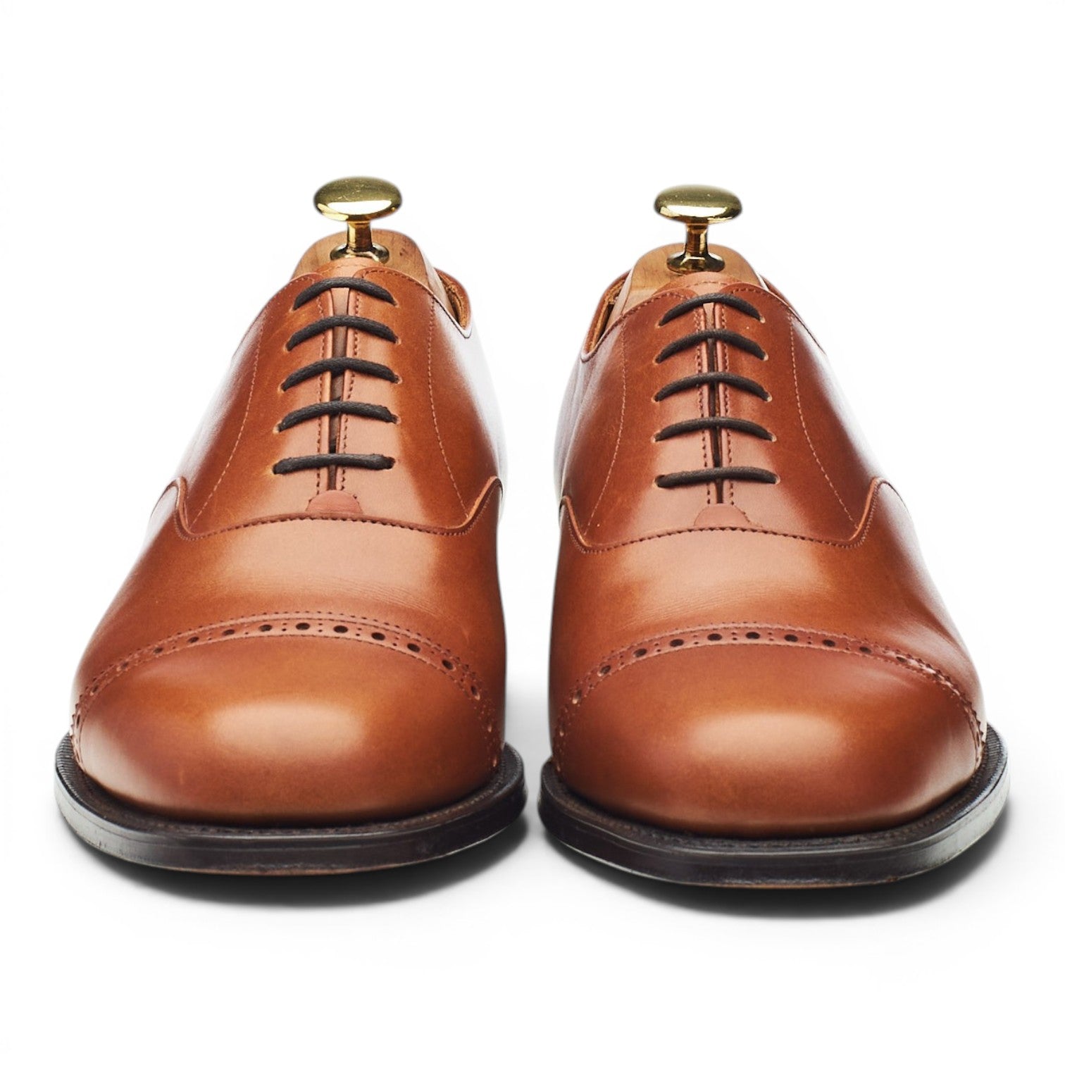 Cheaney derbies oxford cuir marron pointure UK 8