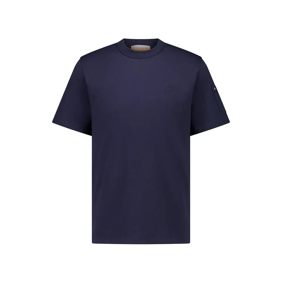Rivieras Tropez t-shirt marine poche manche