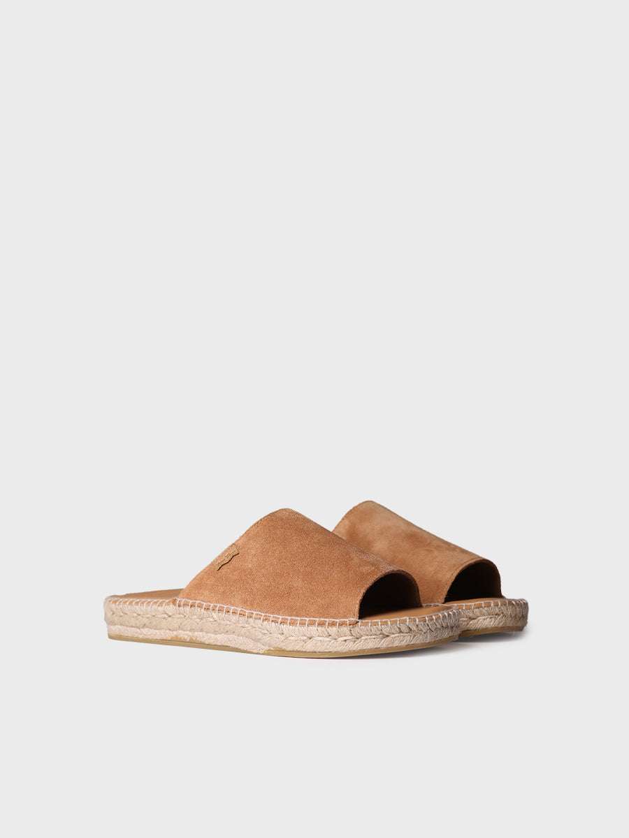 Toni Pons Bru espadrilles cuir homme ouvertes