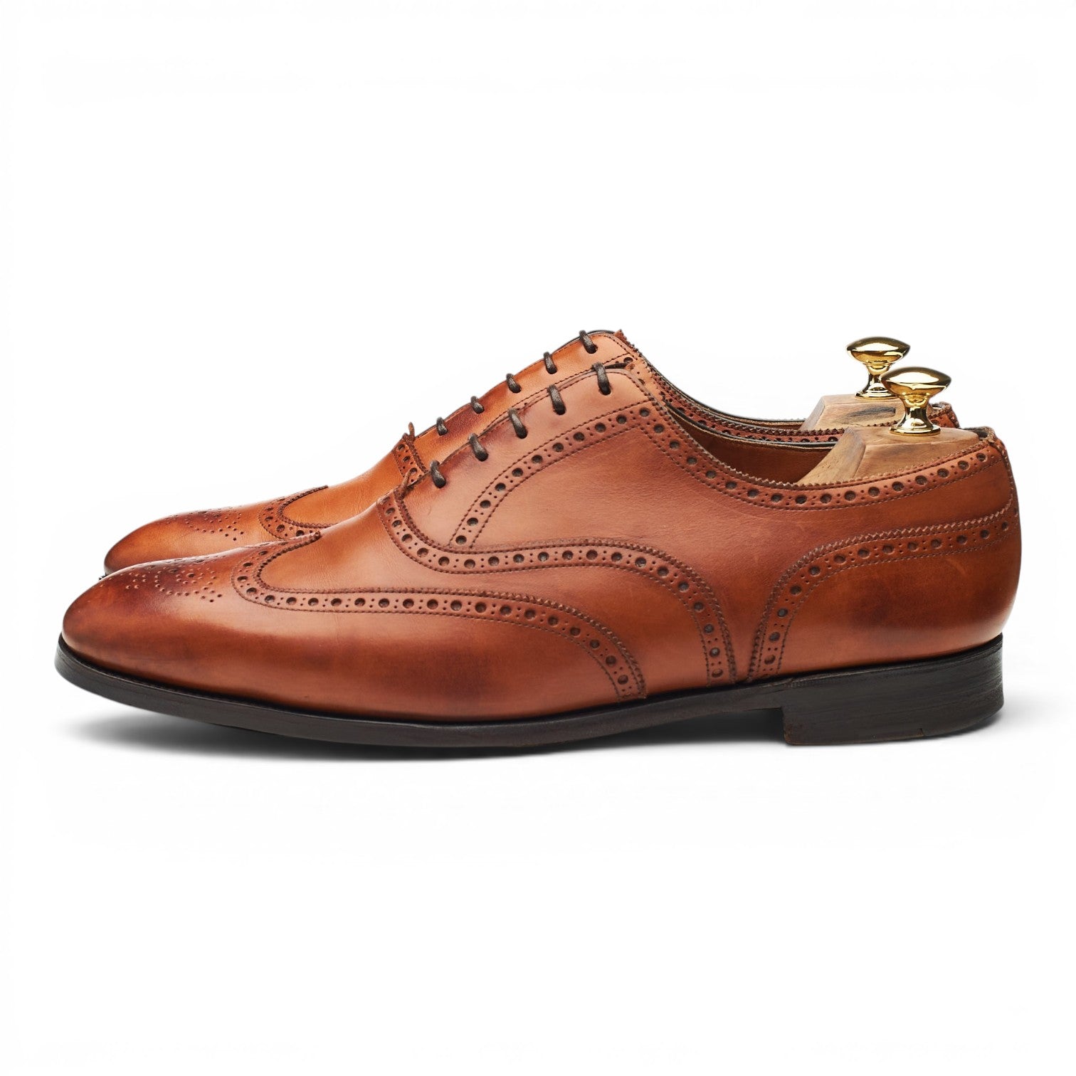 Foster & Son Oxford Brogue homme cuir marron UK 10.5