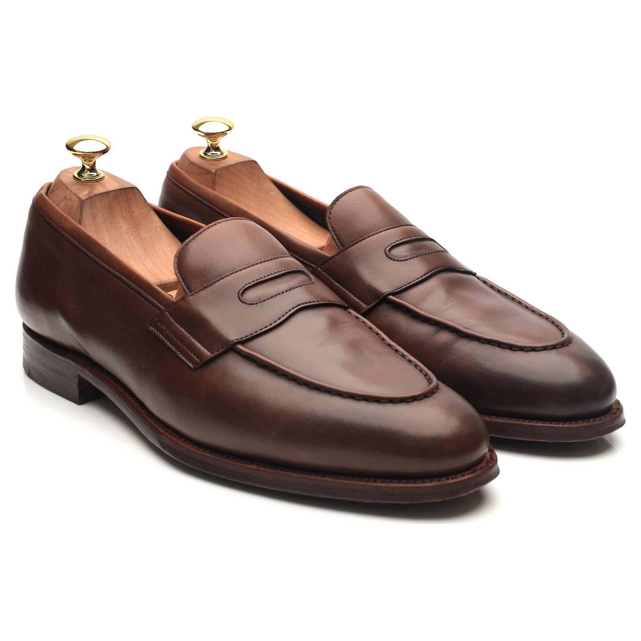 Grenson Aldgate mocassin cuir marron pointure UK 10