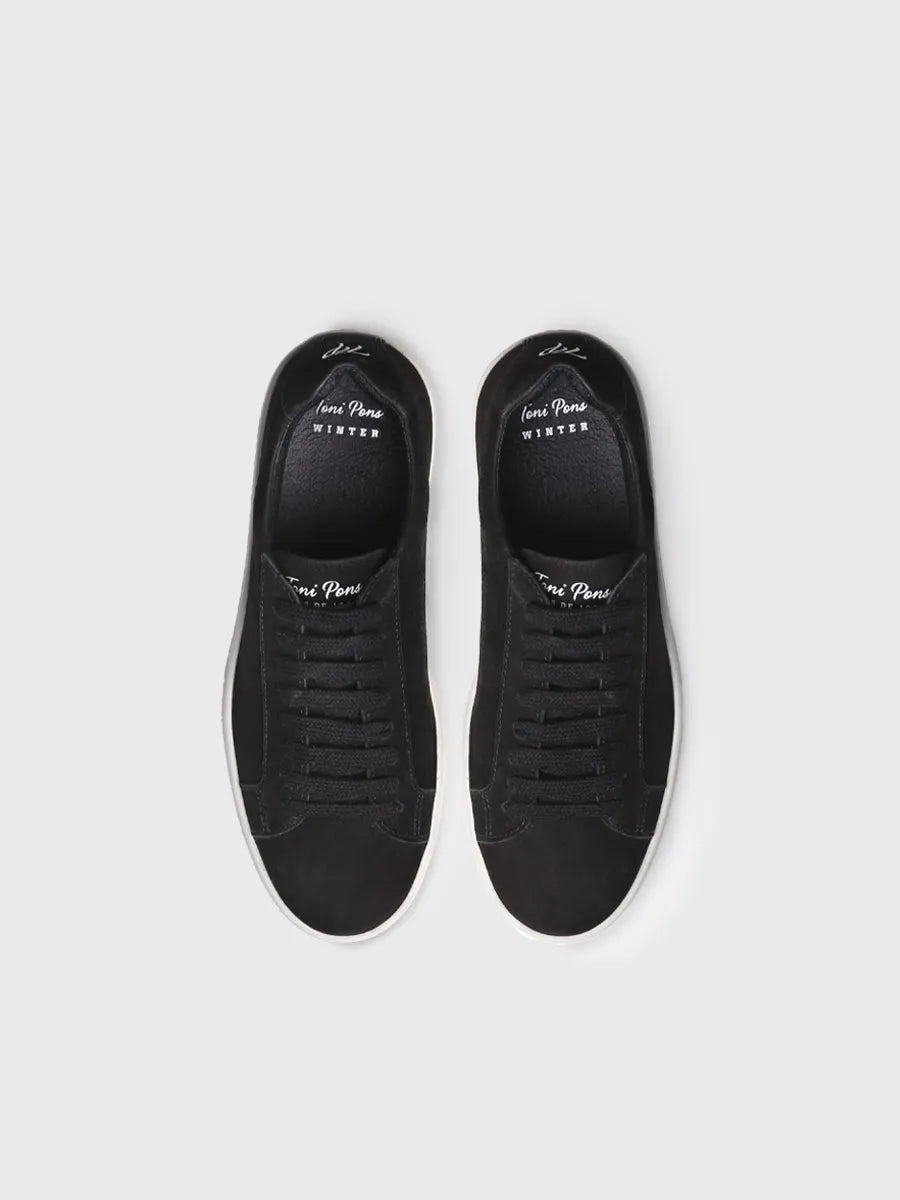 Toni Pons Amelia basket cuir noir à lacets confort