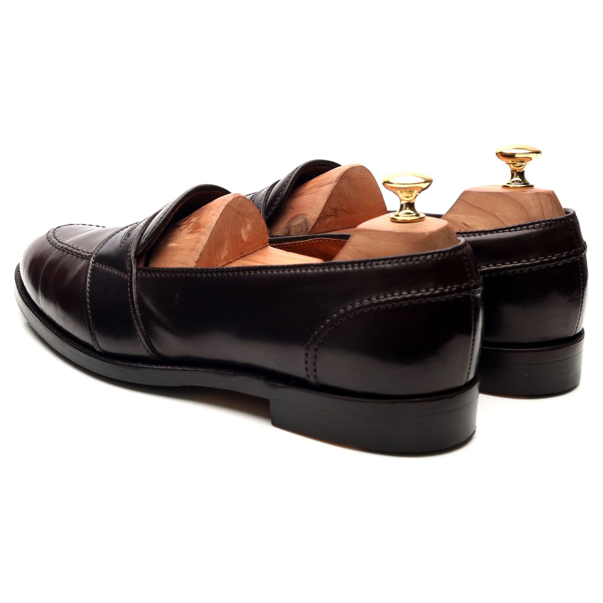 Alden 684 mocassins cuir cordovan bordeaux UK 10