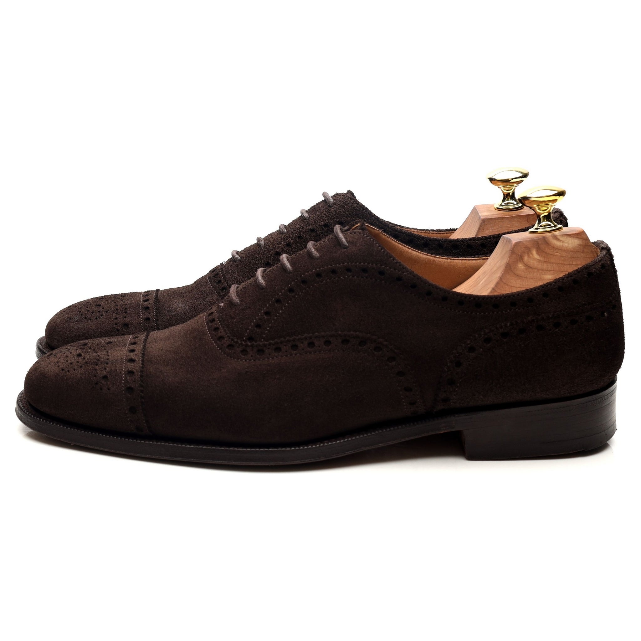 Church's Highgrove richelieu suède marron foncé UK 7.5