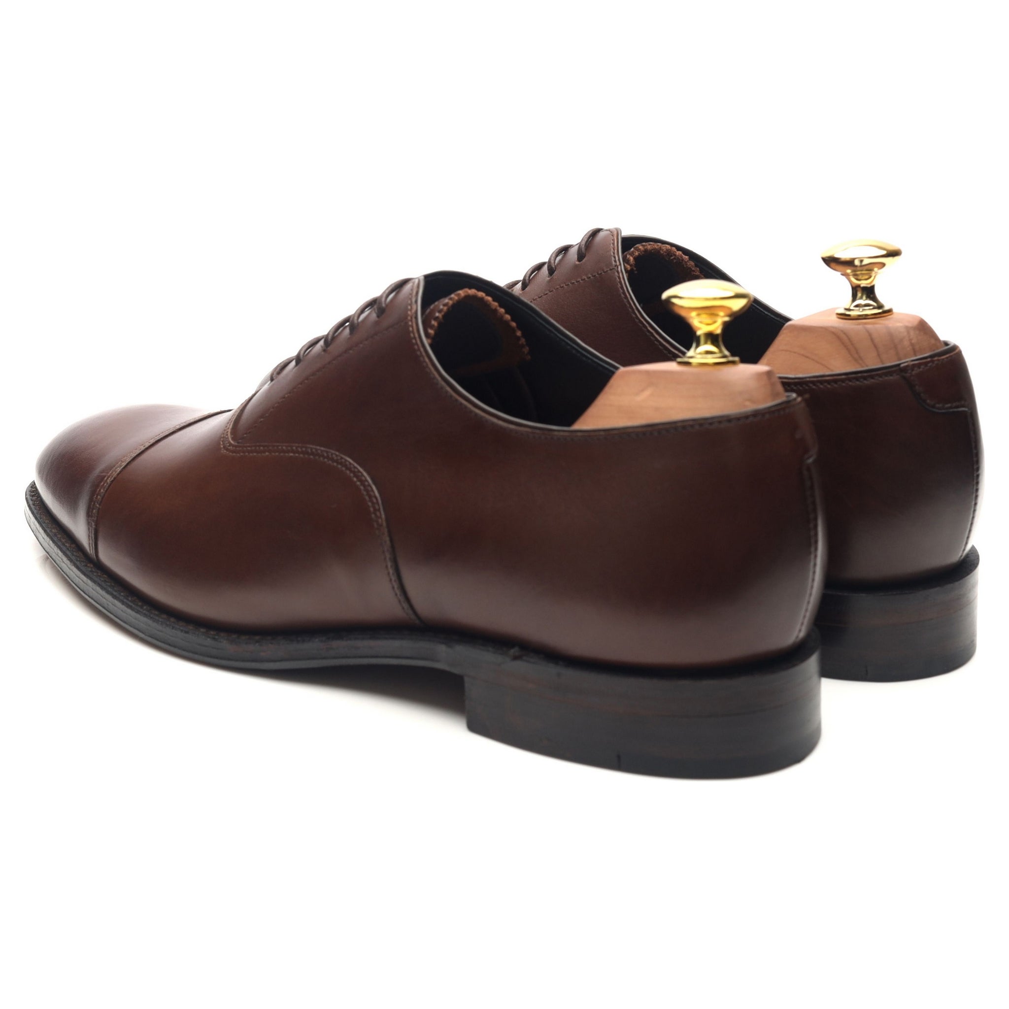 Herring Knightsbridge richelieu cuir marron 8.5 cousu Goodyear