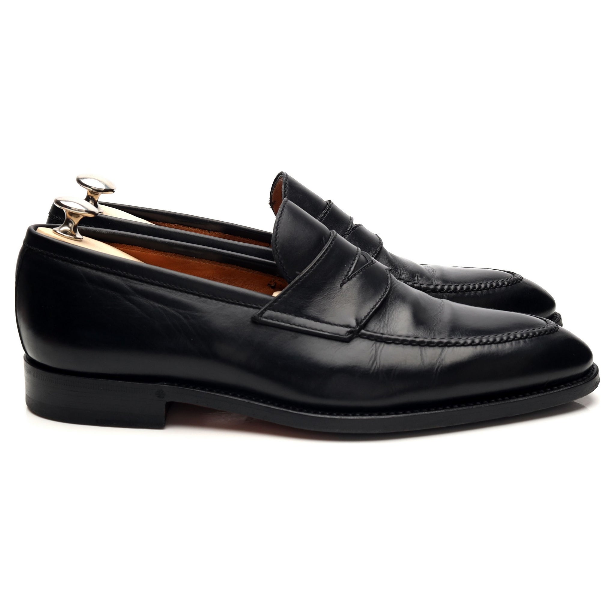 Bontoni Principe mocassins cuir noir UK 7,5