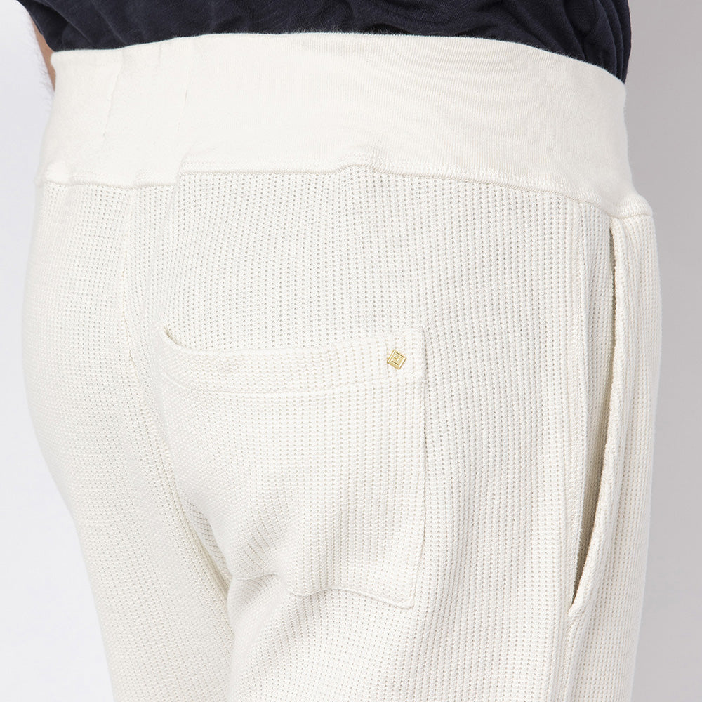 RIVIERAS Trinquet pantalon écru coton interlock