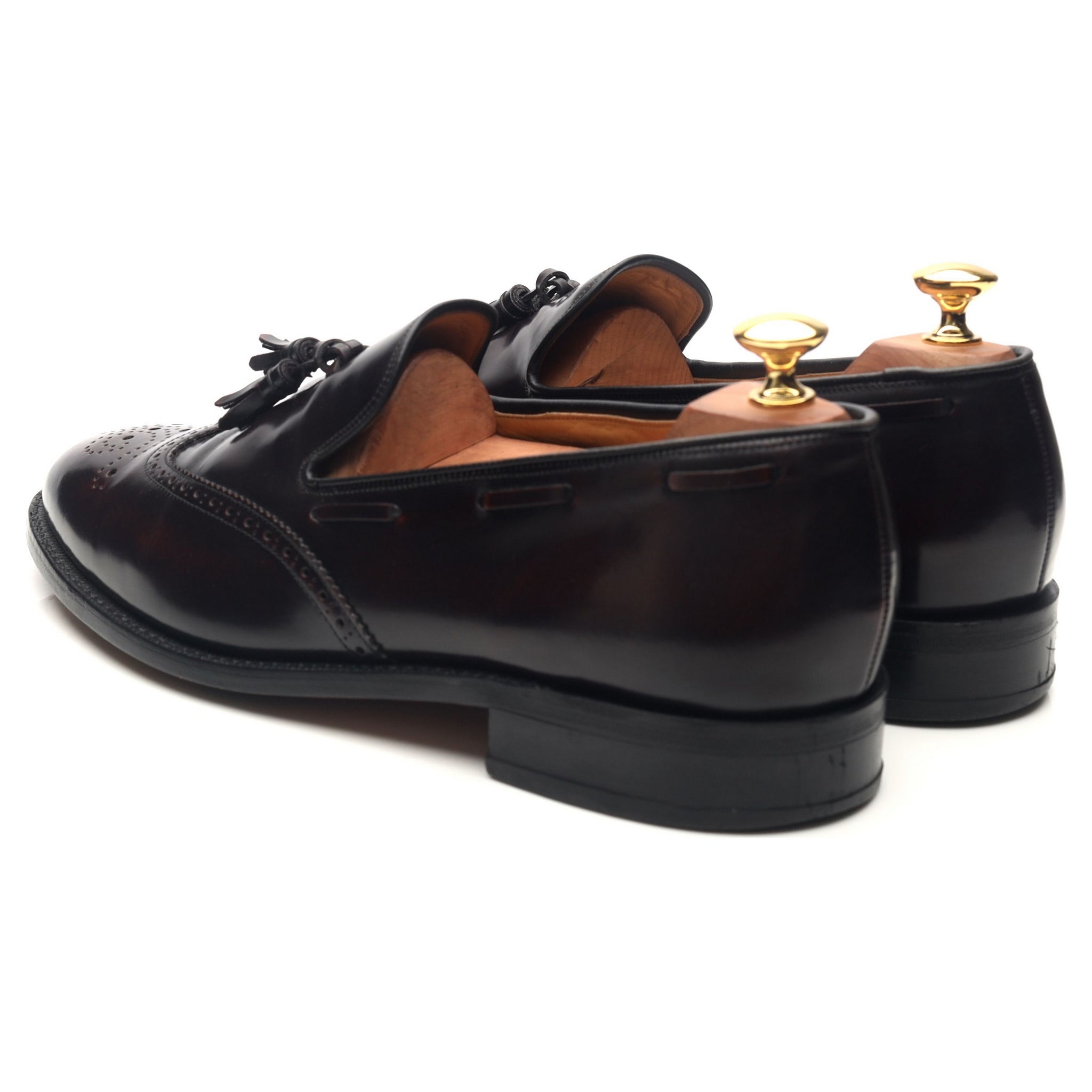 Barker Clive mocassins cuir bordeaux UK 9.5