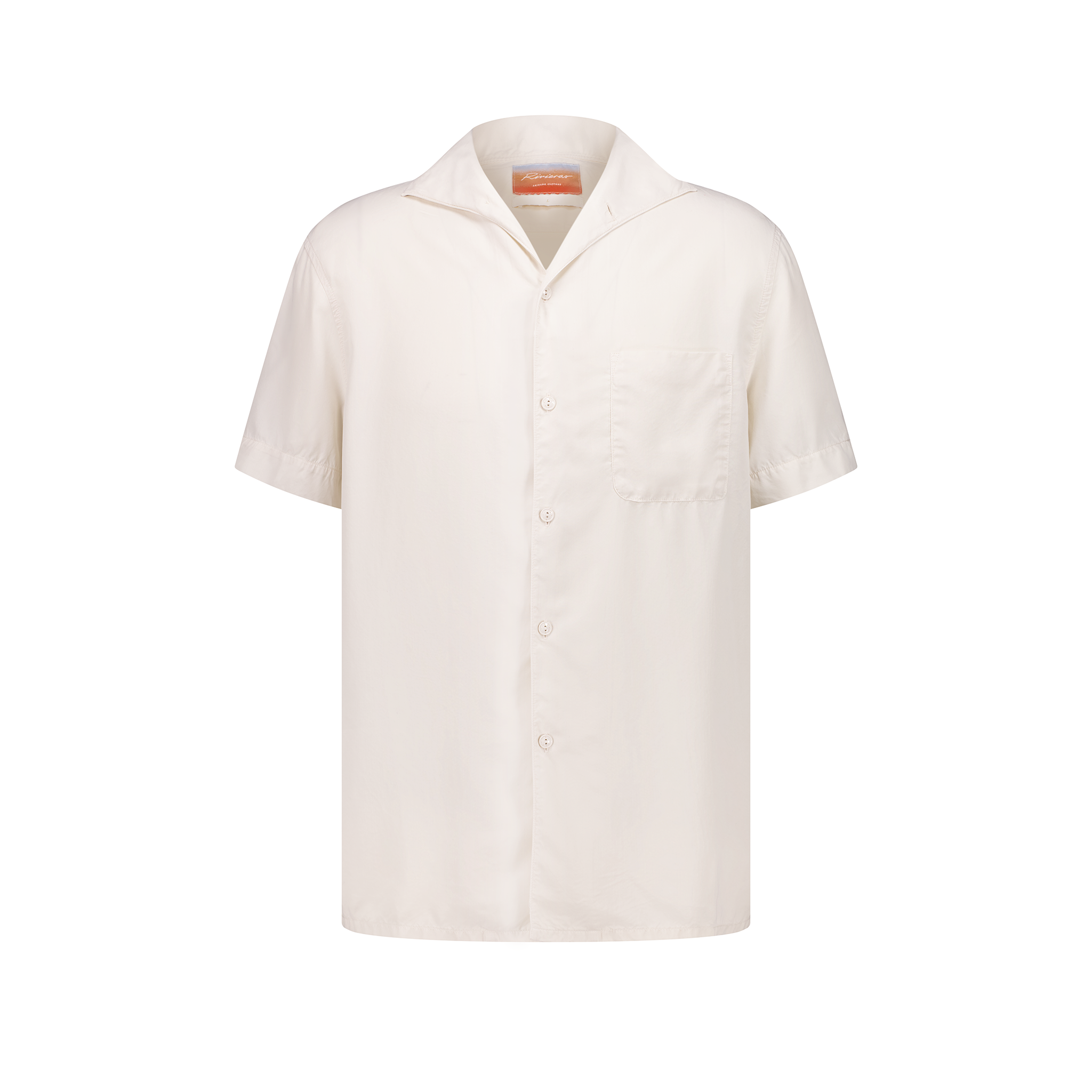 RIVIERAS Cadix chemise écrue lyocell manches courtes