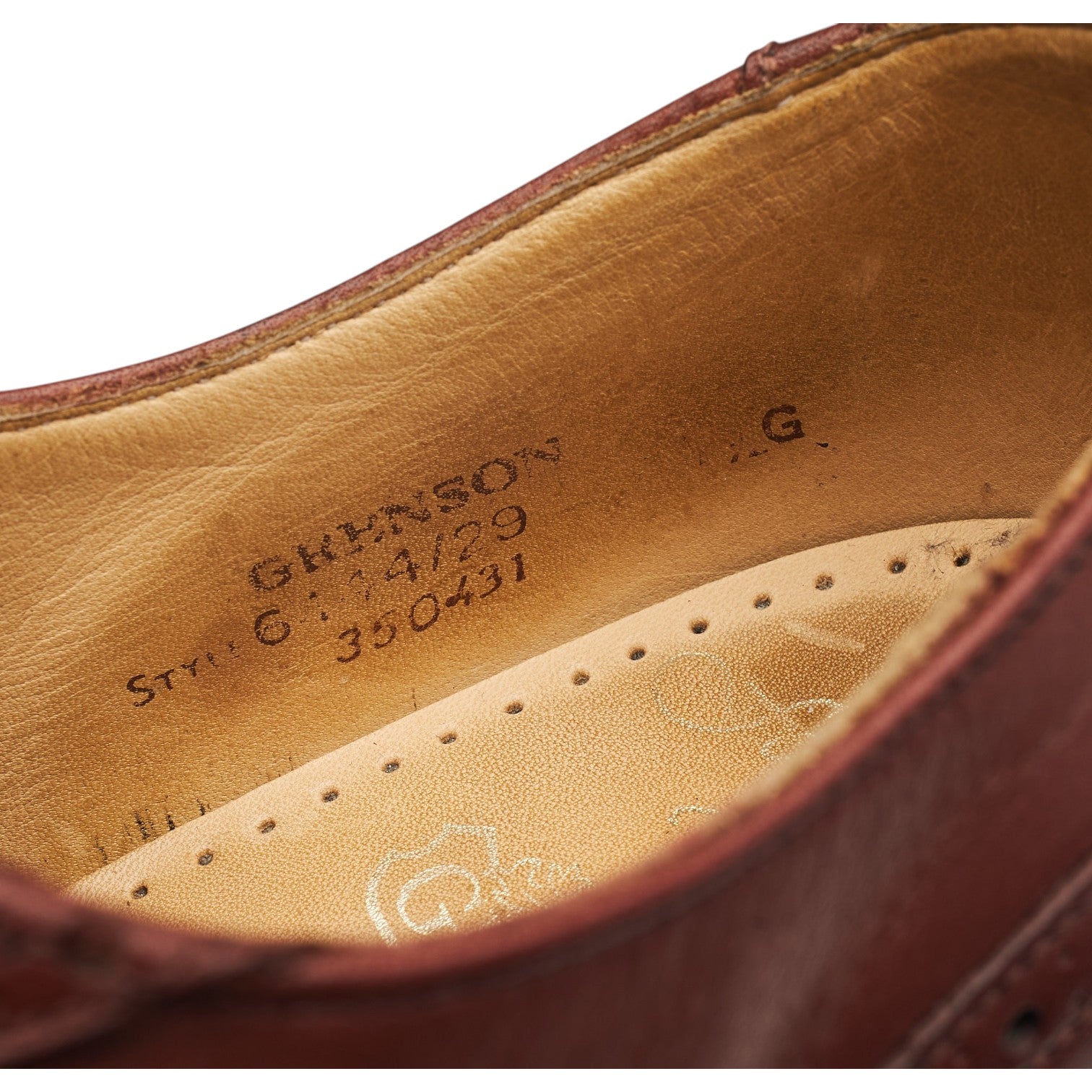 Grenson Oxford brogues cuir marron pointure UK 7.5