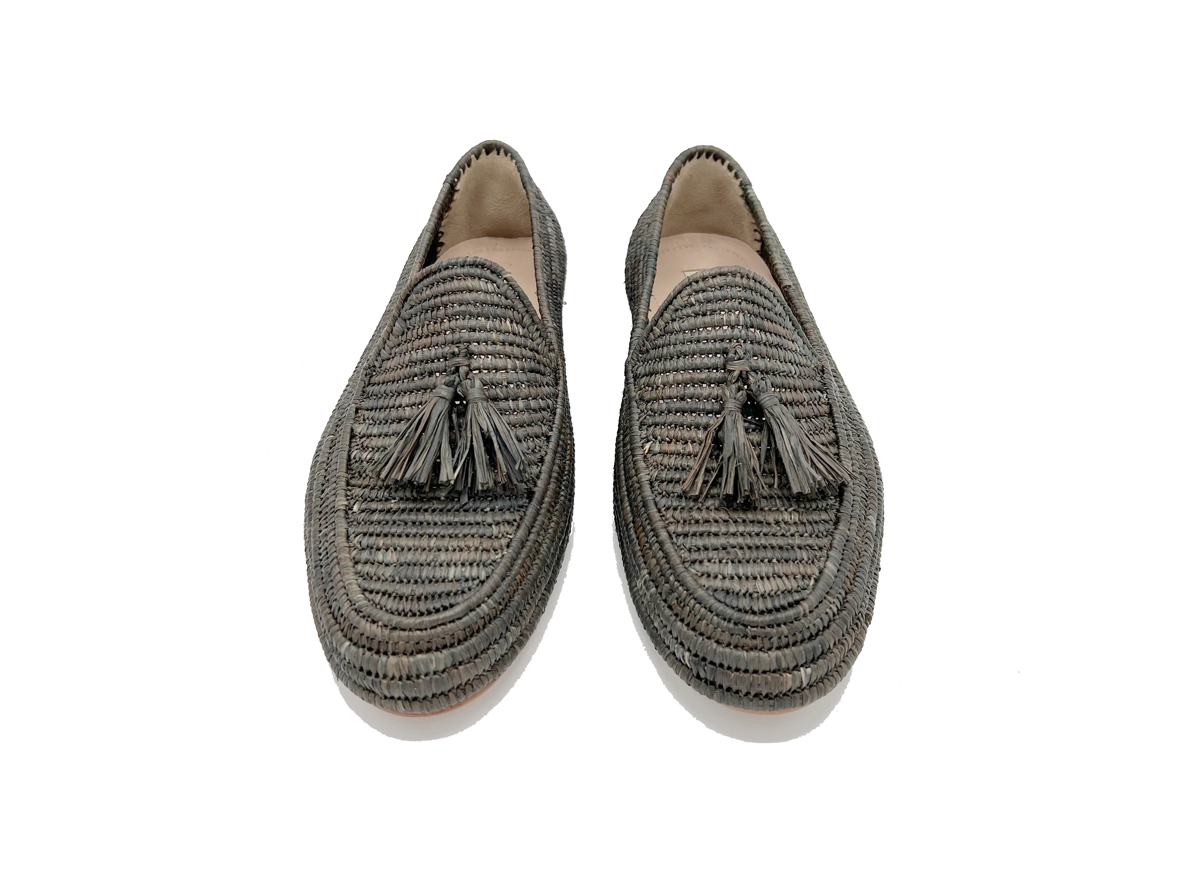 Contre-Allée Bachko mocassin raphia homme