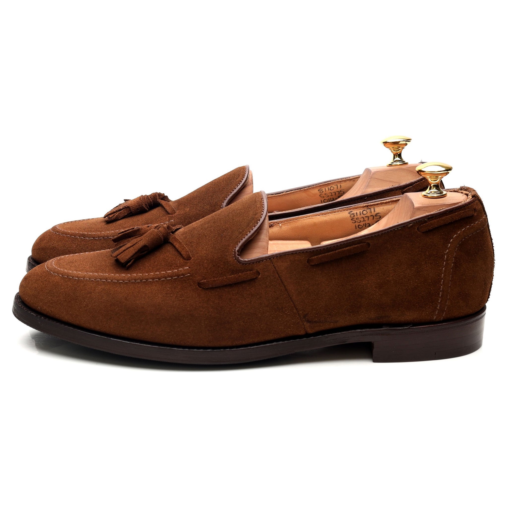 Tricker’s Tassel loafers daim marron 10.5 UK