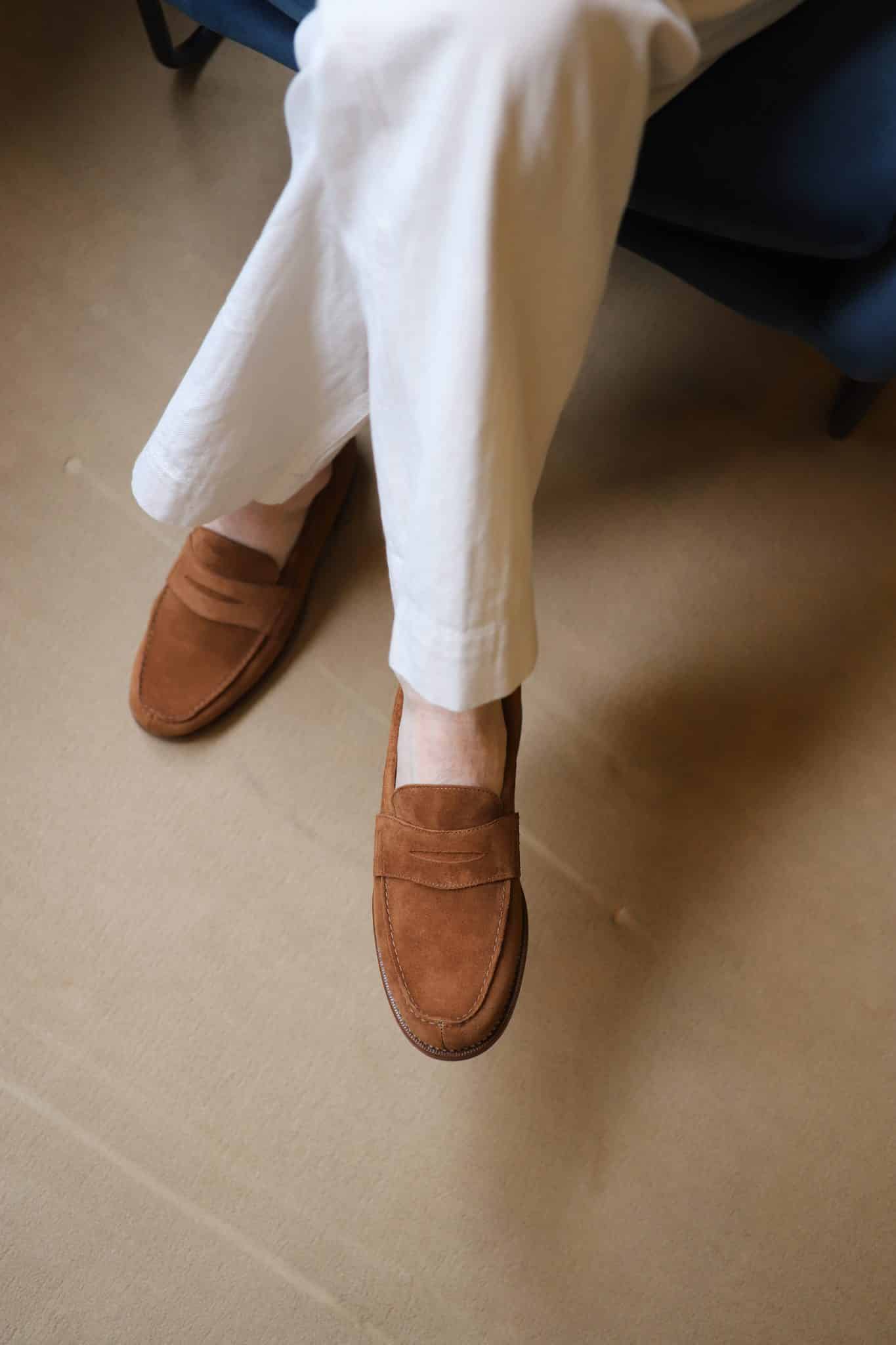 Malfroid Tilsitt mocassin cuir velours cousu Goodyear