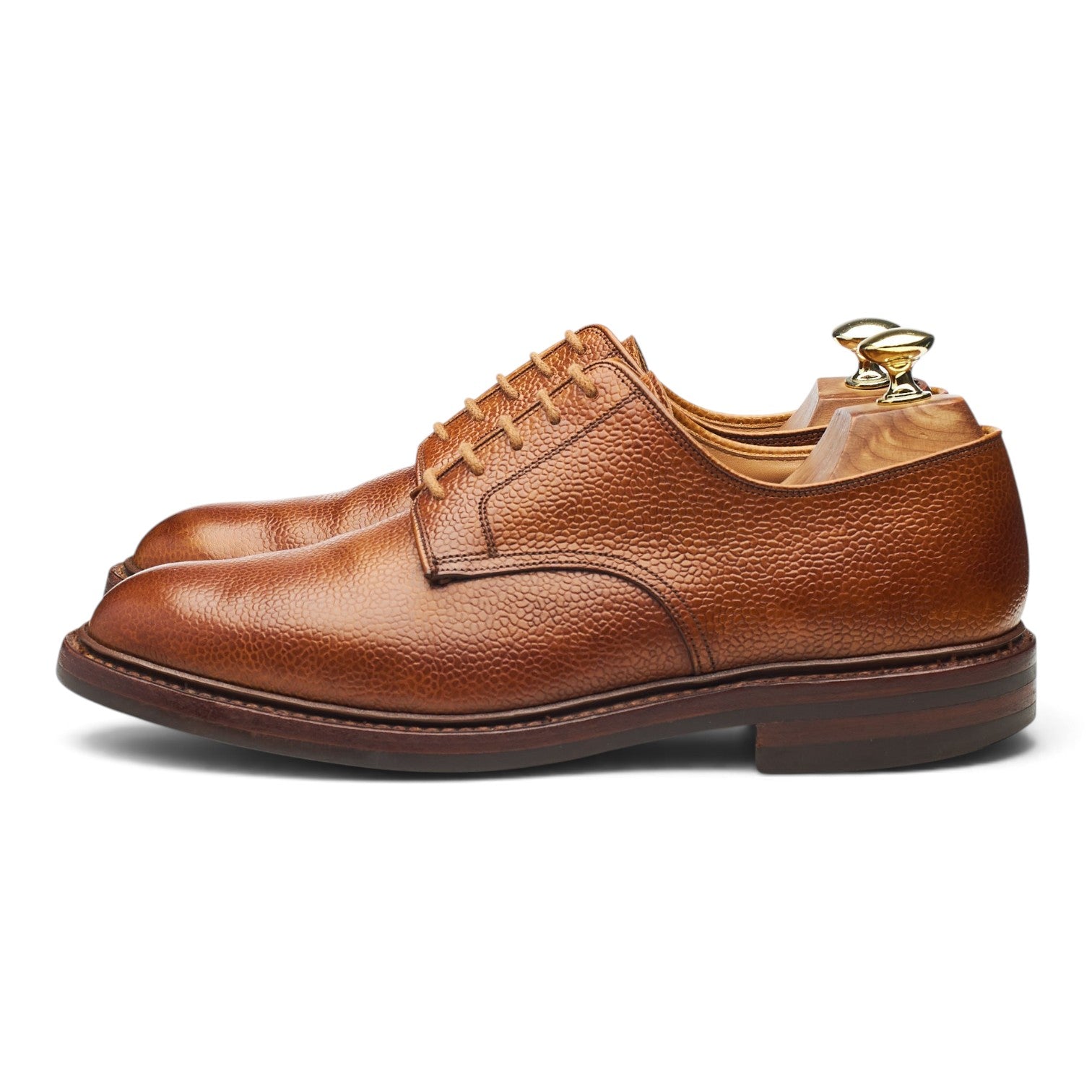 Crockett & Jones Grasmere derby cuir grainé UK 7.5