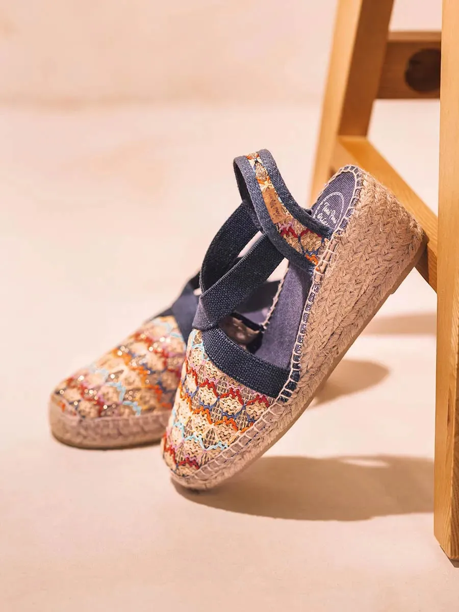 Toni Pons Terra-TT espadrille compensée vegan multicolore