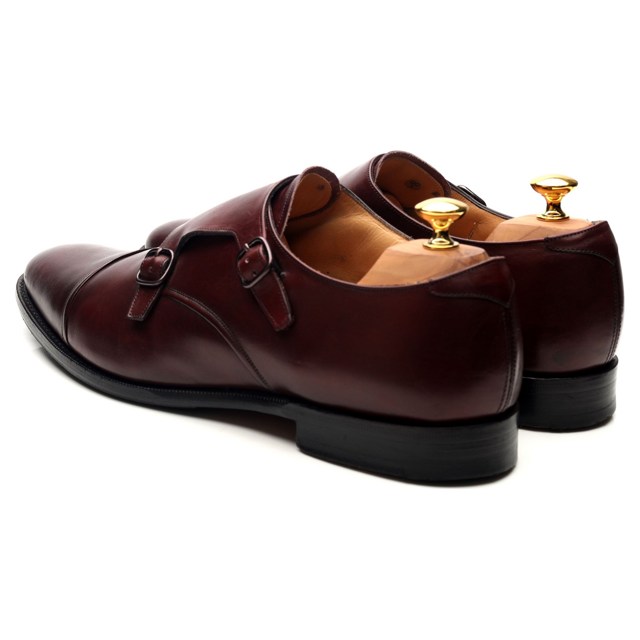 Church's Ledstone chaussures monk cuir bordeaux UK 11