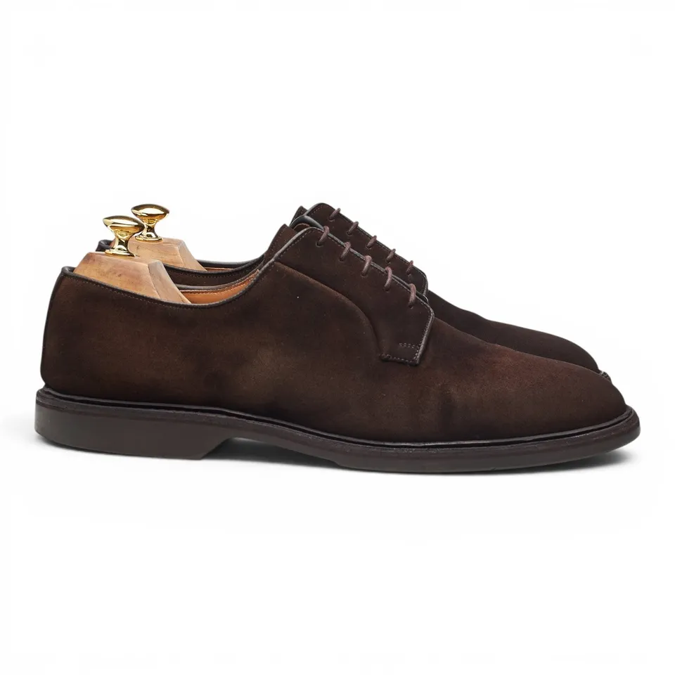 Crockett & Jones Lanark 3 derby suède marron UK 11
