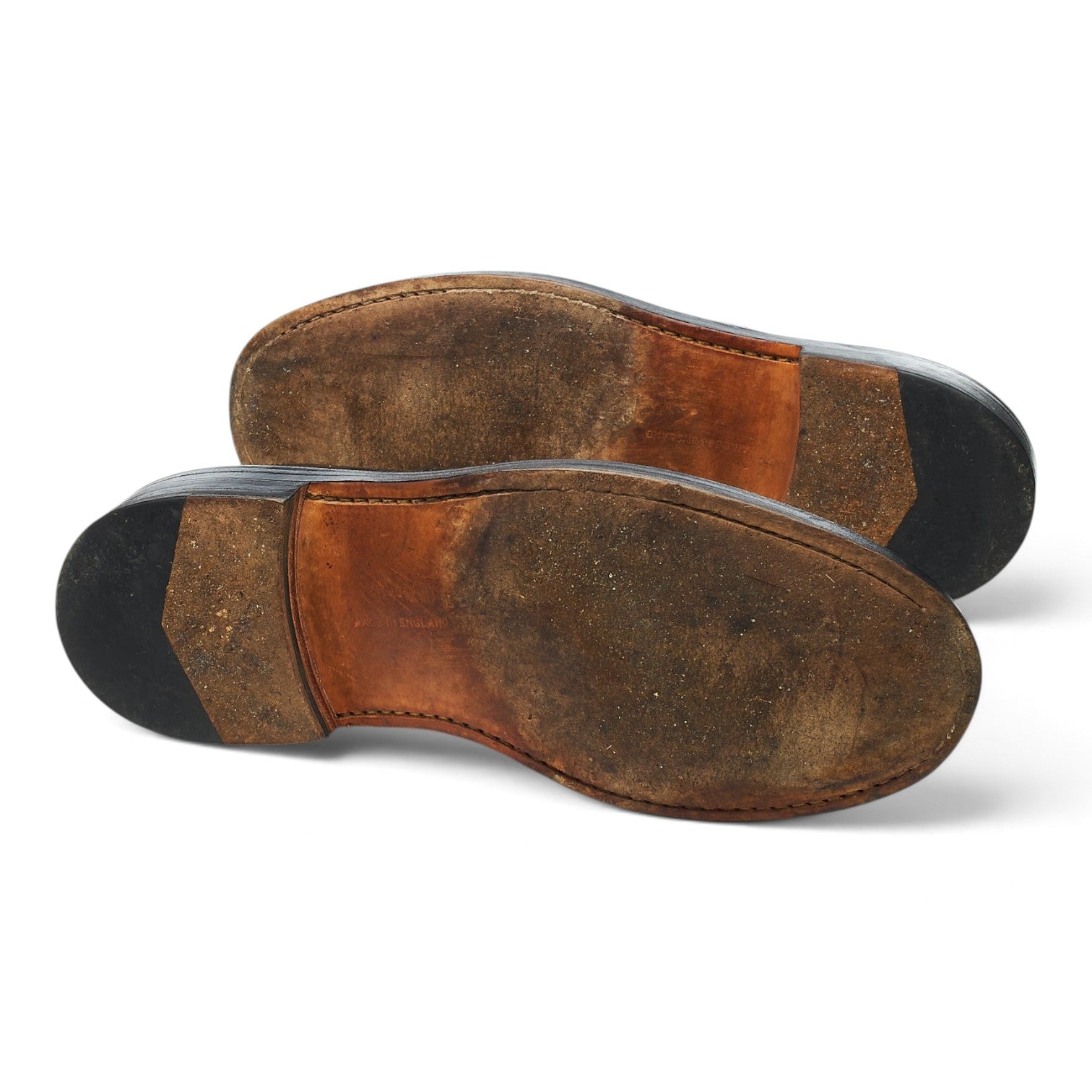 Tricker’s derby cuir noir UK 10 semelle cuir