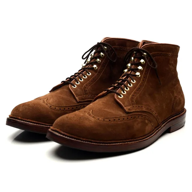 Alden D7801 boots daim marron UK 10.5