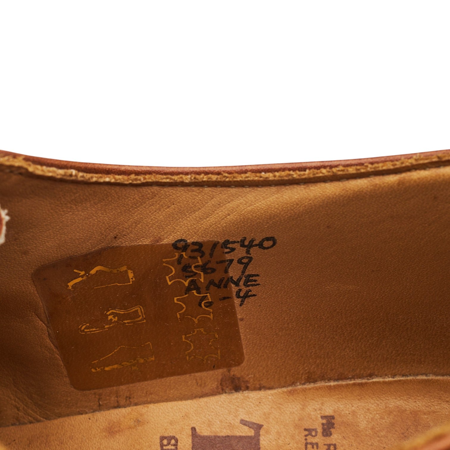 Tricker's Anne derby cuir marron pointure UK 6