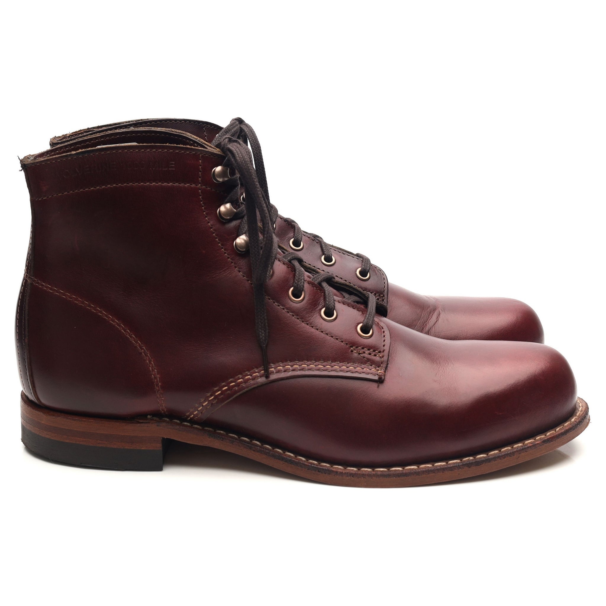 Wolverine 1000 Mile Evans Bottines cuir bordeaux UK 9.5