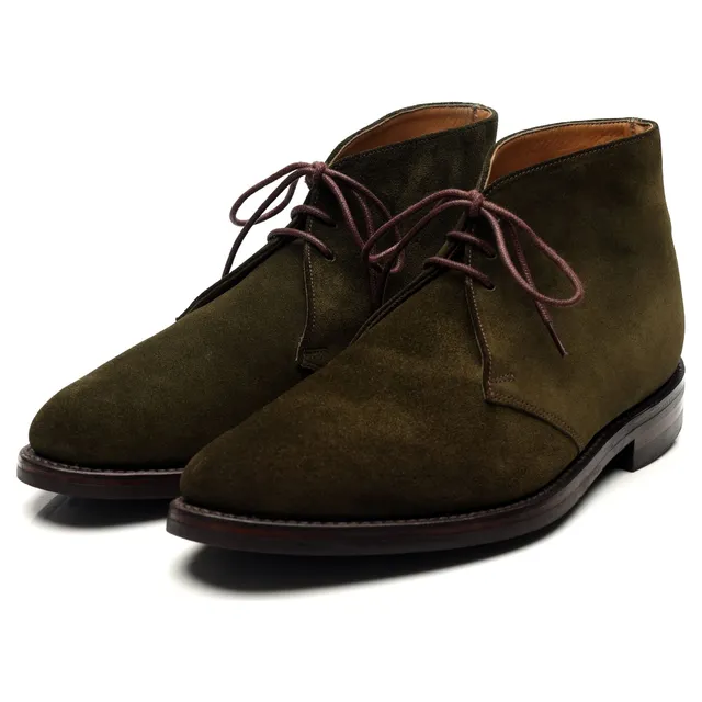Loake 1880 Pimlico chukka boots daim vert UK 7,5