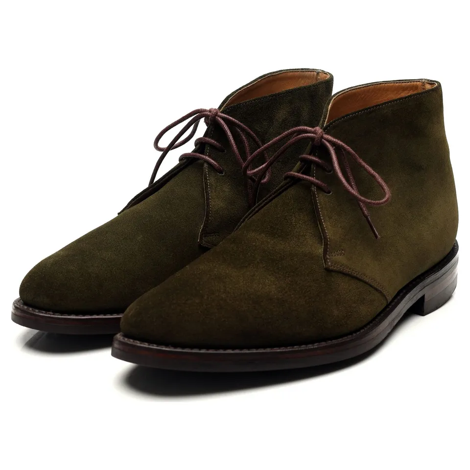 Loake 1880 Pimlico chukka boots daim vert UK 7,5