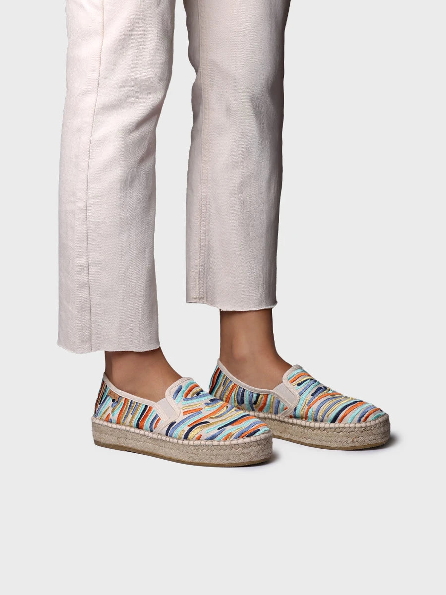 Toni Pons Pola espadrille brodée femme coton