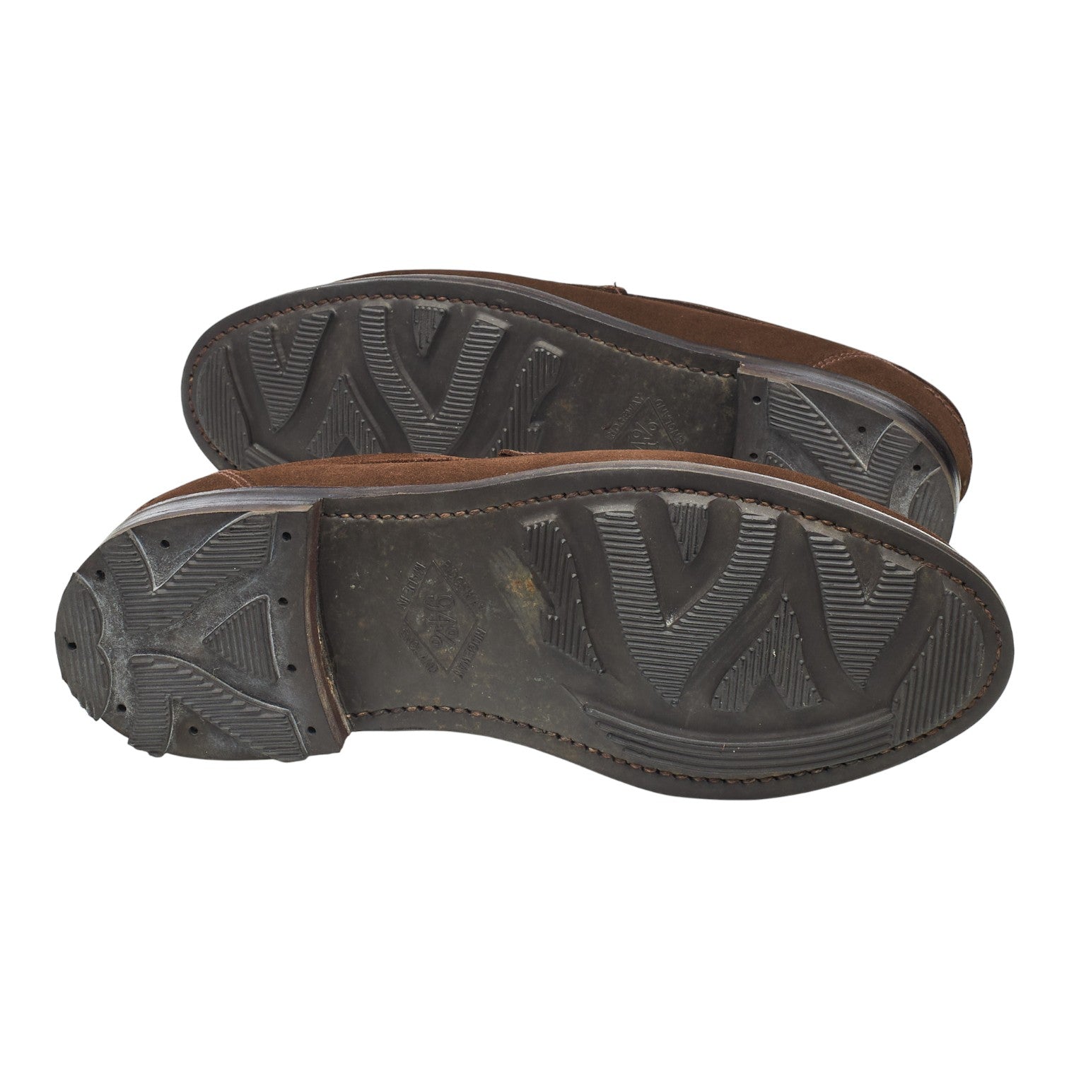 Shipton & Heneage Hendon mocassin daim marron pointure 8 gomme