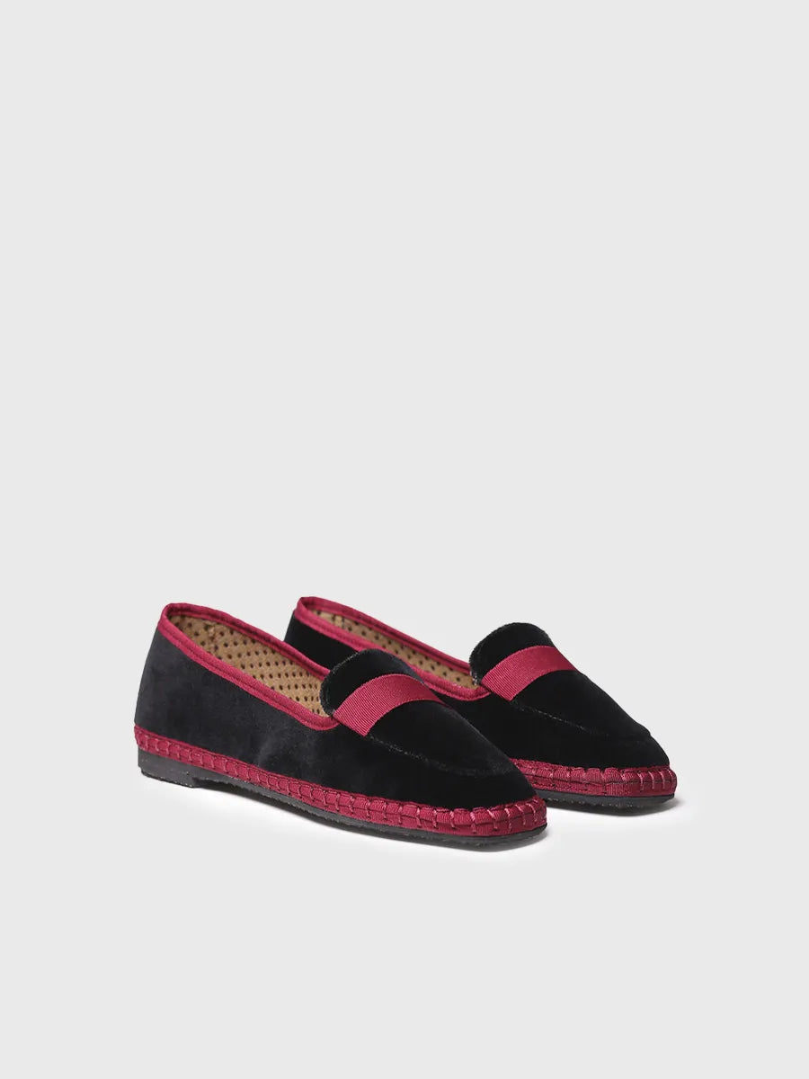 Toni Pons Celine mocassins femme velours noir
