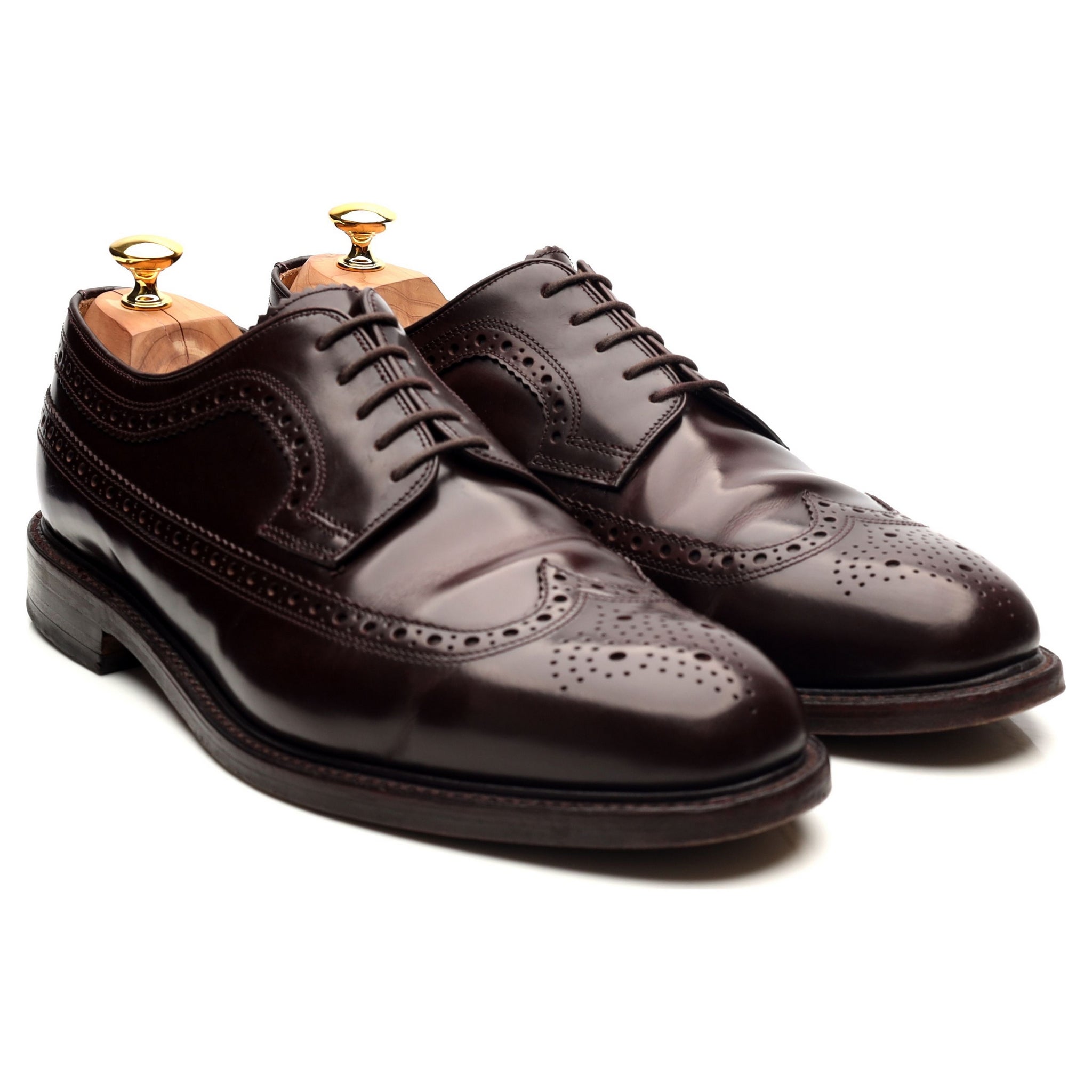 Loake Royal Brogue derby bordeaux cuir pointure UK 11