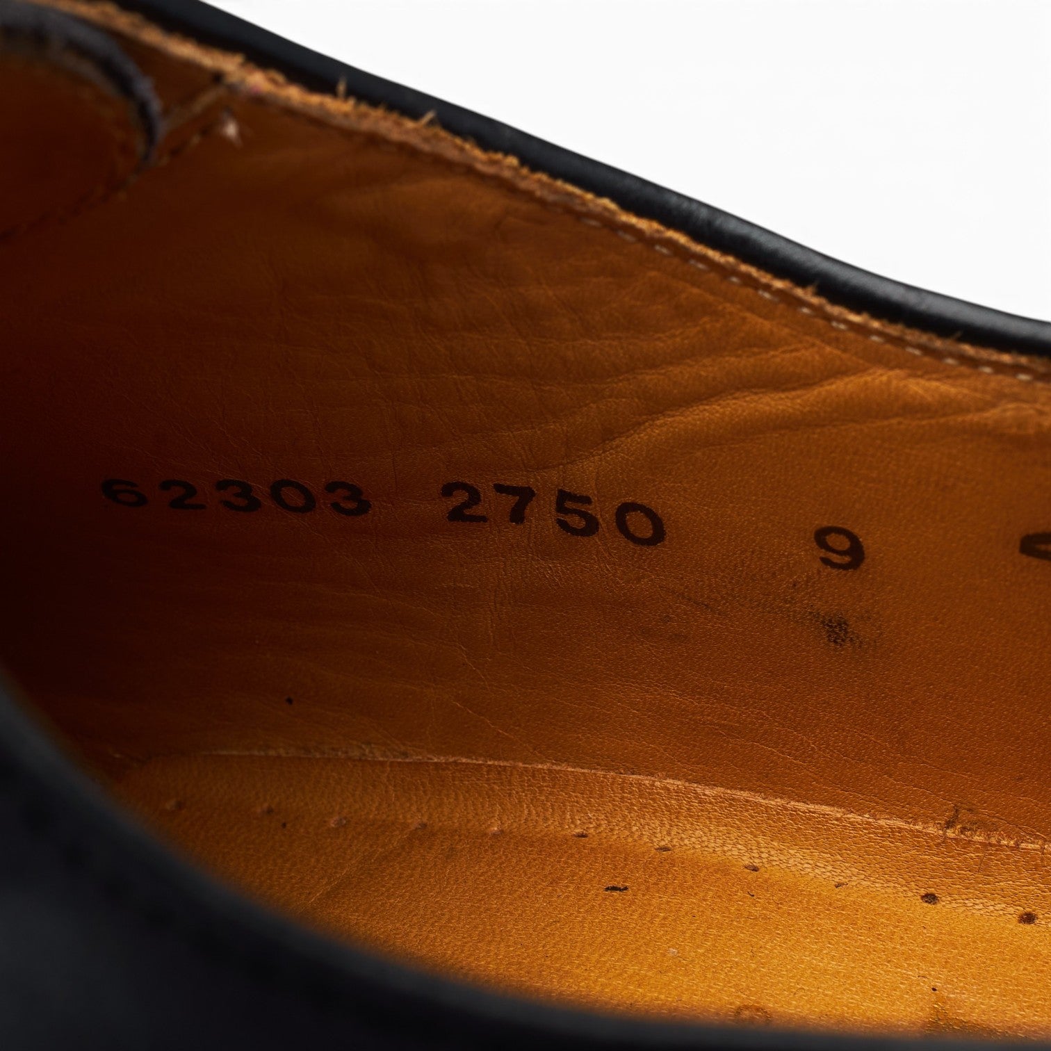 Berwick 2750 richelieu cuir noir pointure UK 9