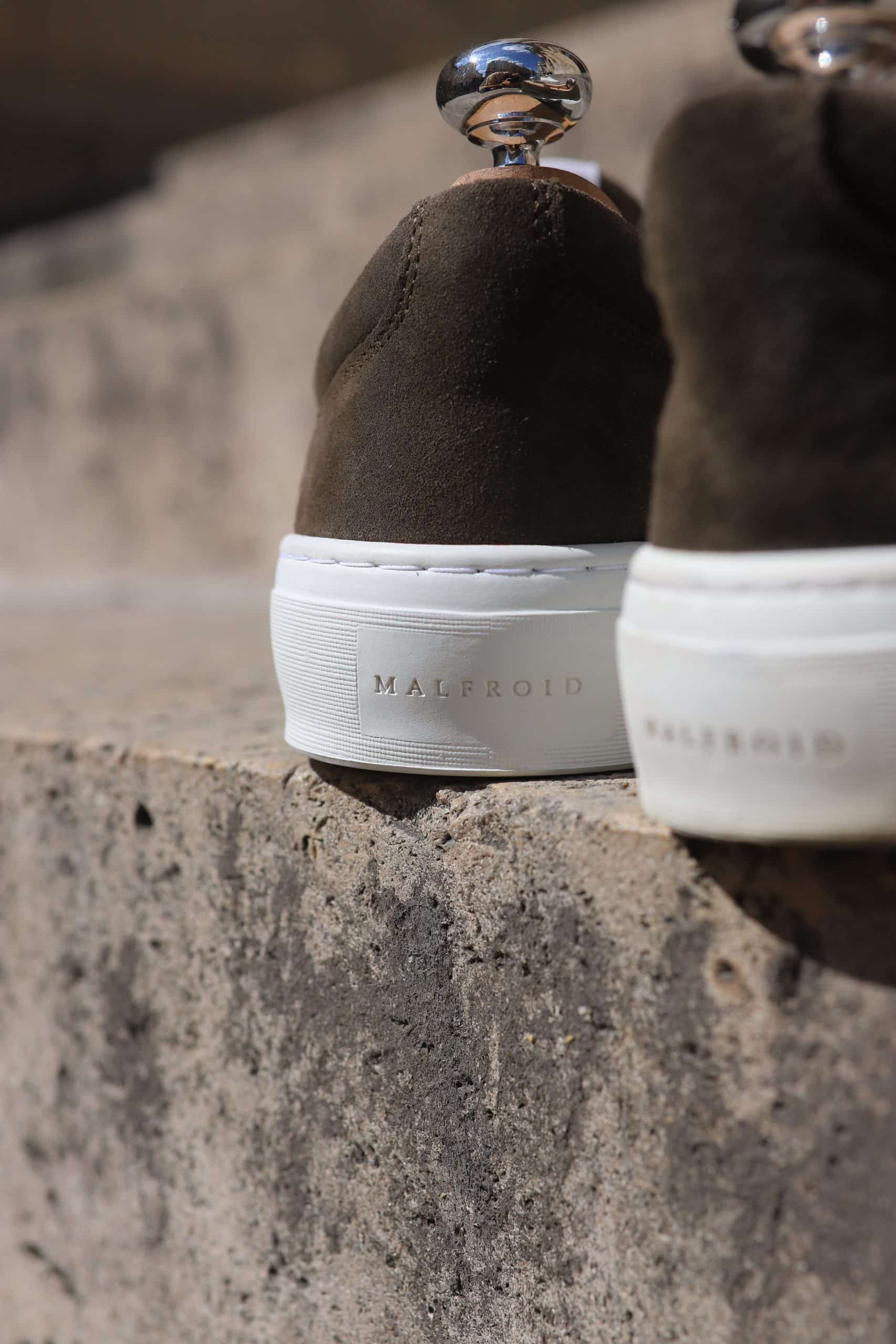 Malfroid n°421 sneakers cuir blanc