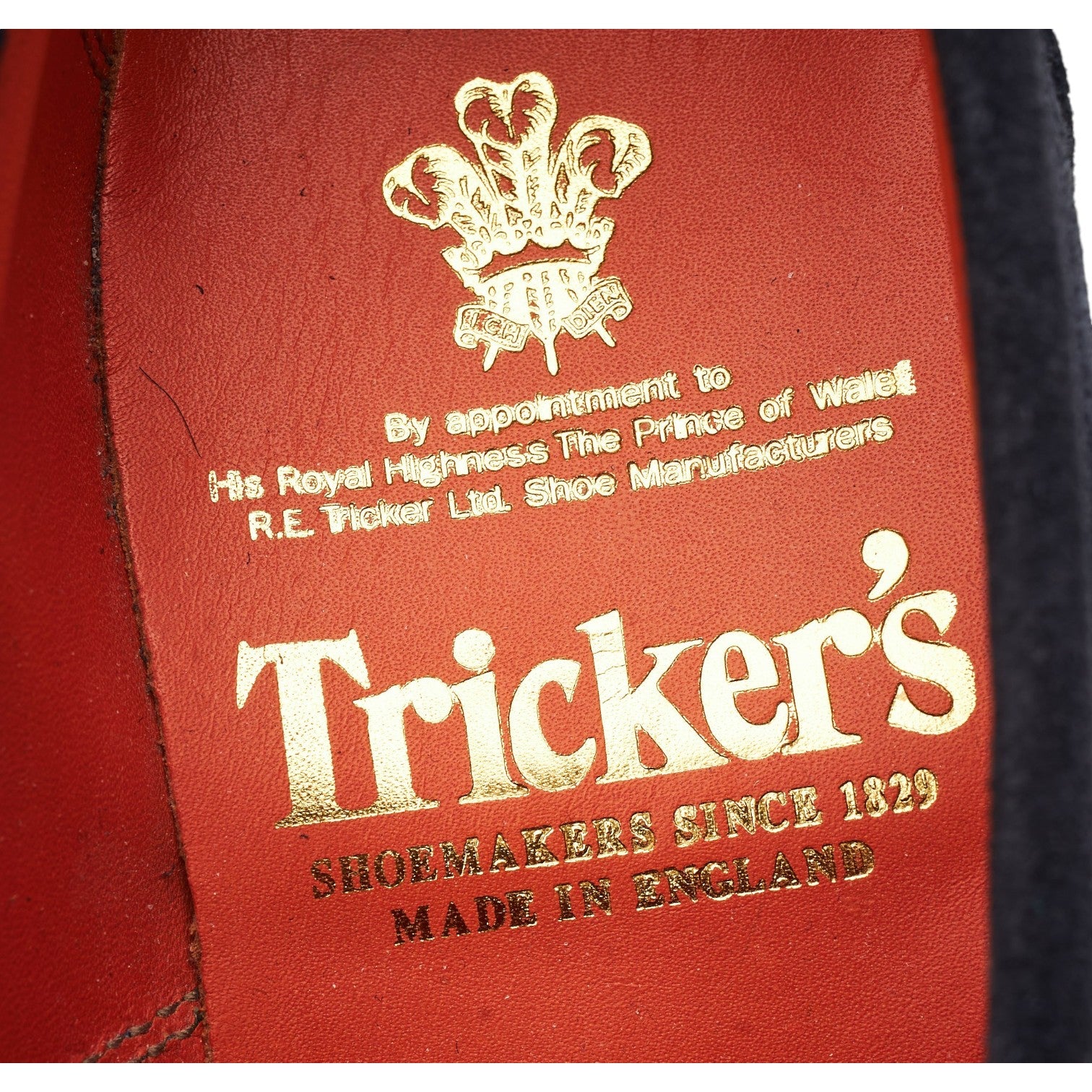 Trickers Eva mocassins daim bleu marine UK 3