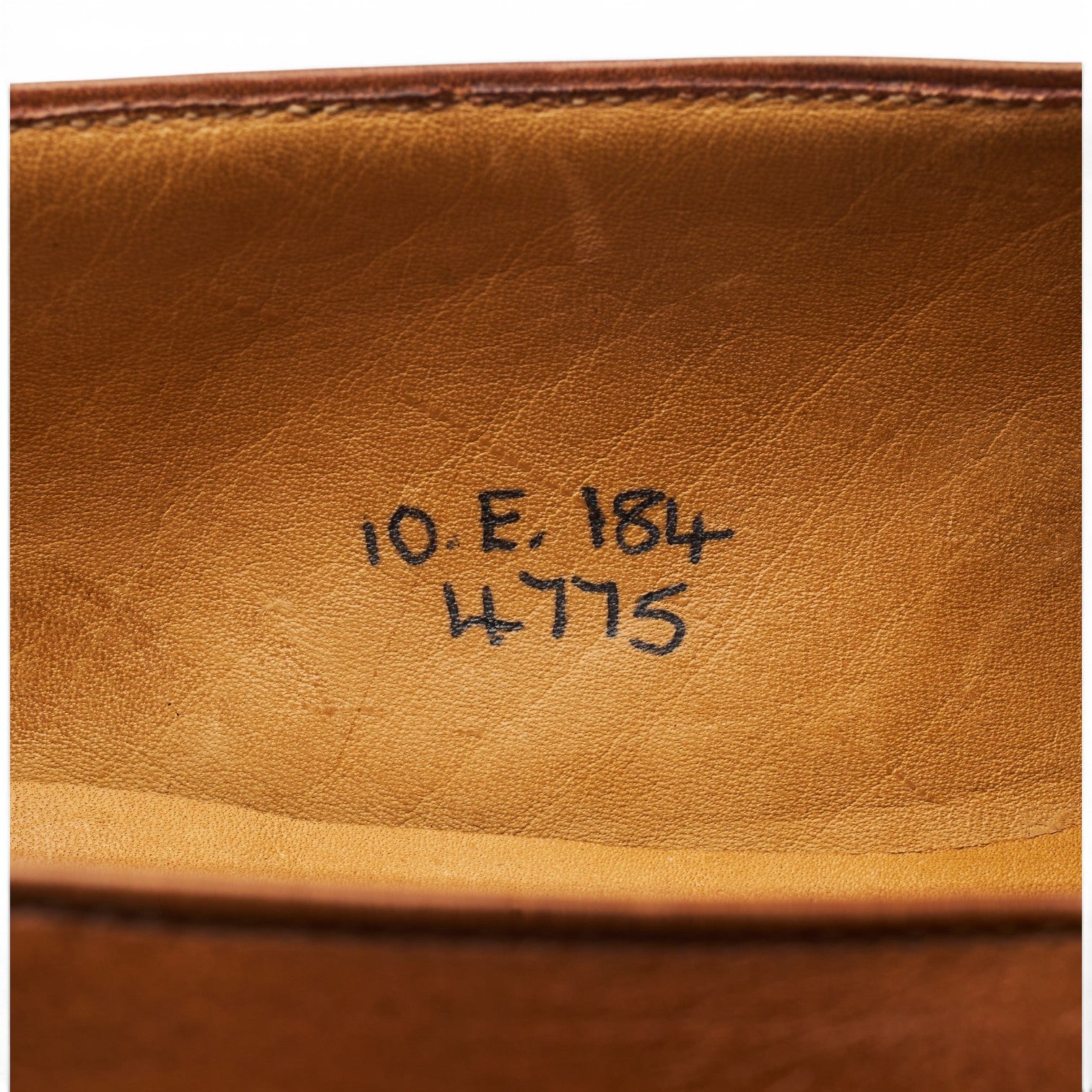 New & Lingwood mocassins cuir marron UK 10 butterfly
