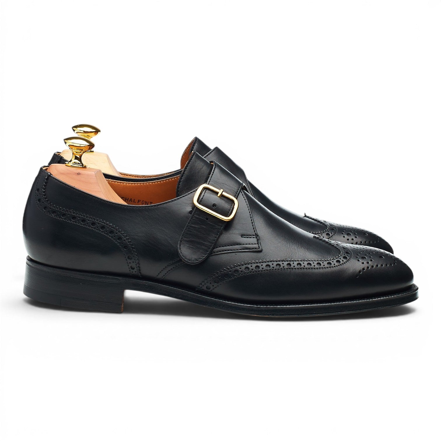 Crockett & Jones Chalfont monk cuir noir pointure 41