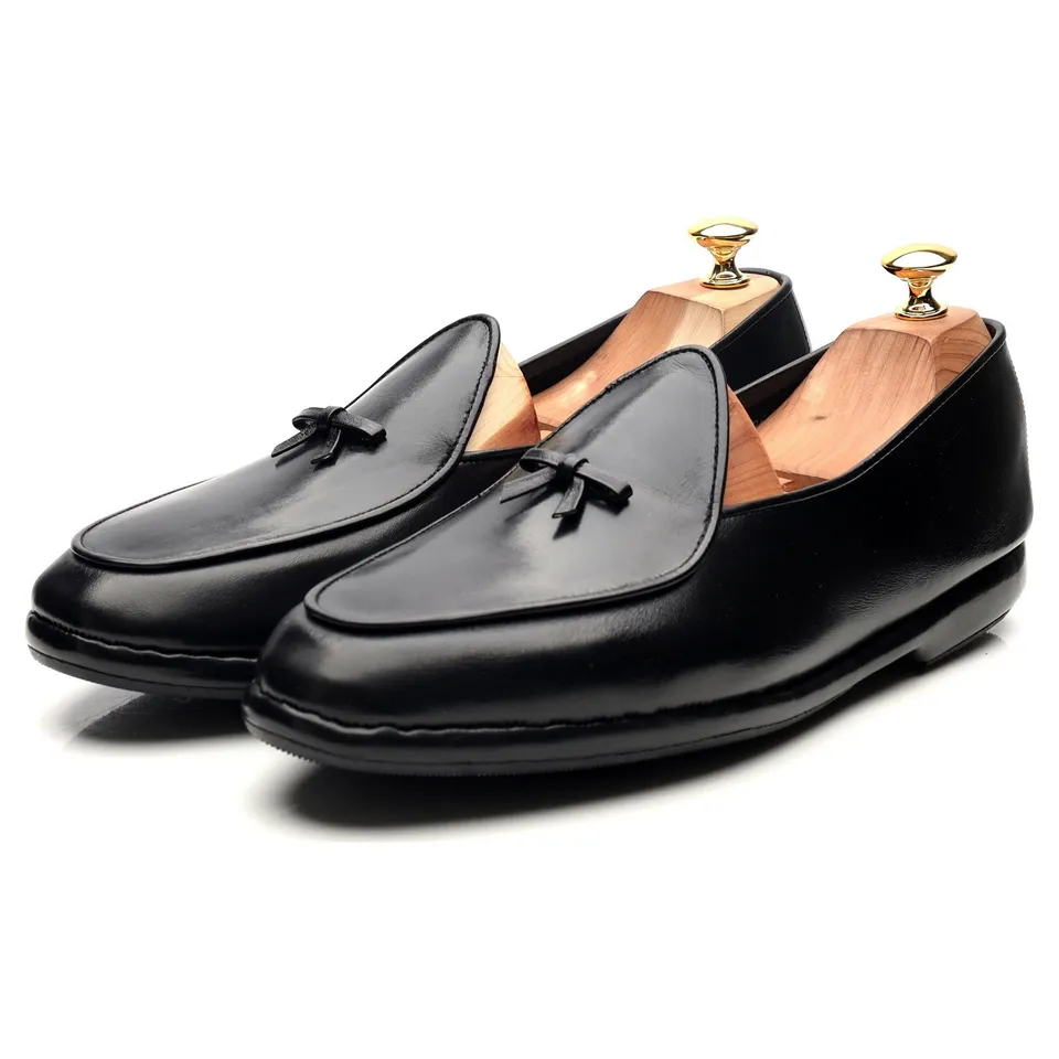 Belgian Shoes Mr. Casual mocassins cuir noir UK 10