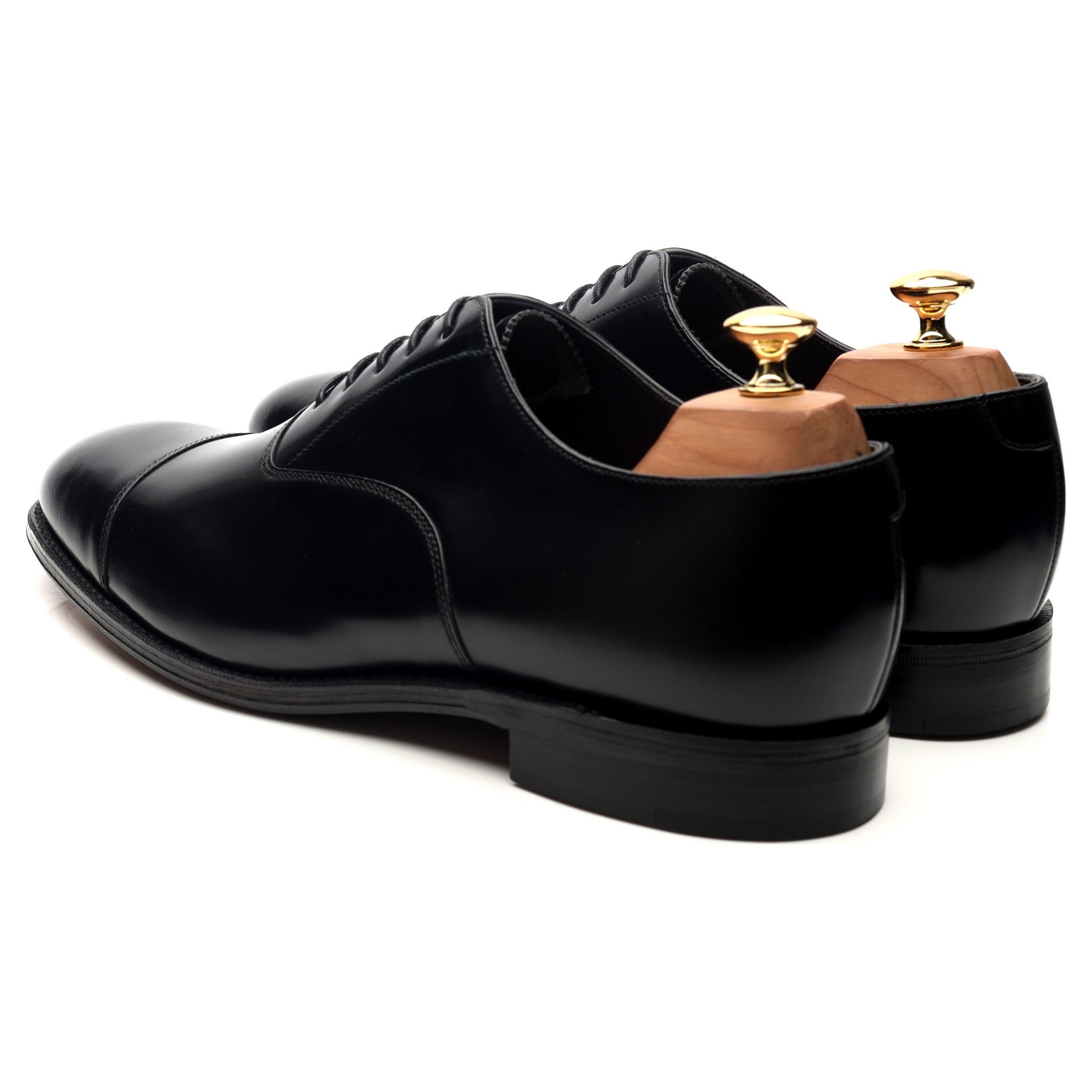 Herring Knightsbridge derbies cuir noir pointure UK 10