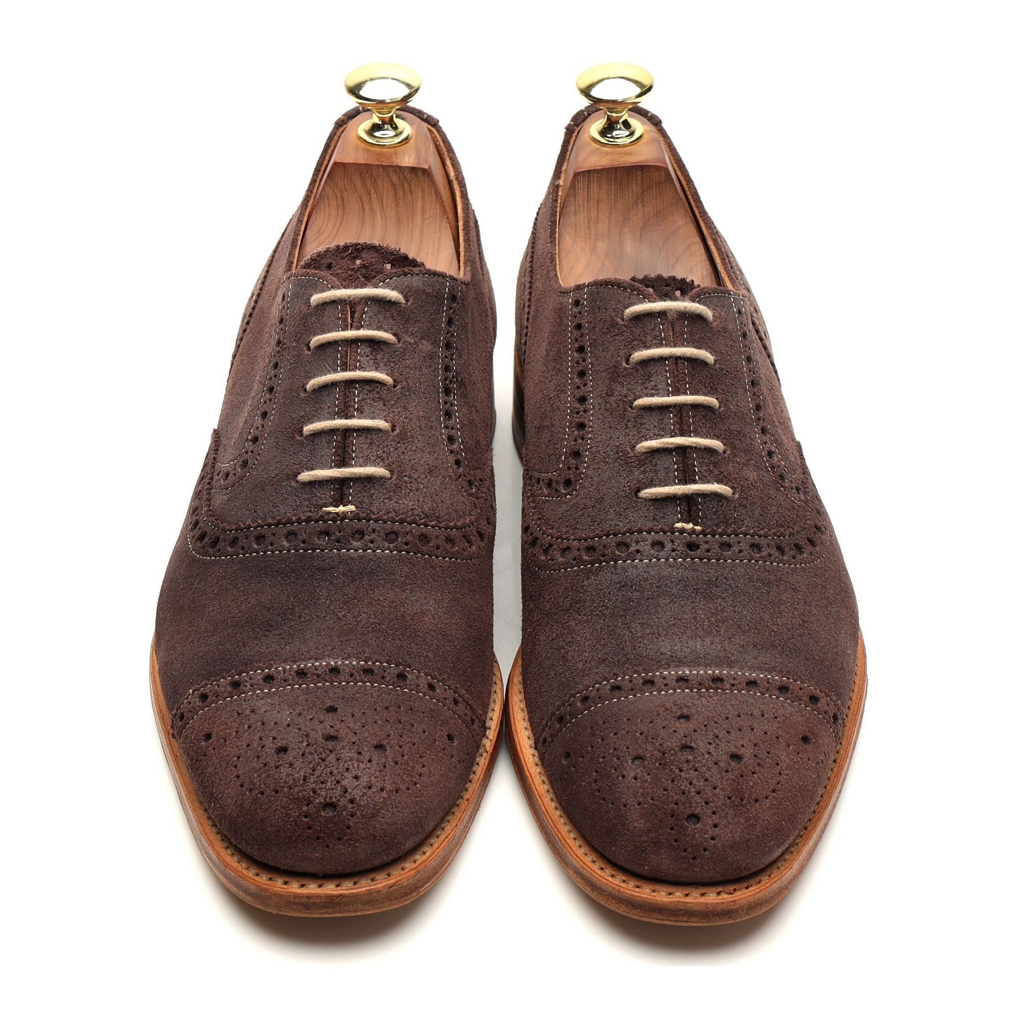 Cheaney Sidney oxford brogues suède marron pointure UK 7