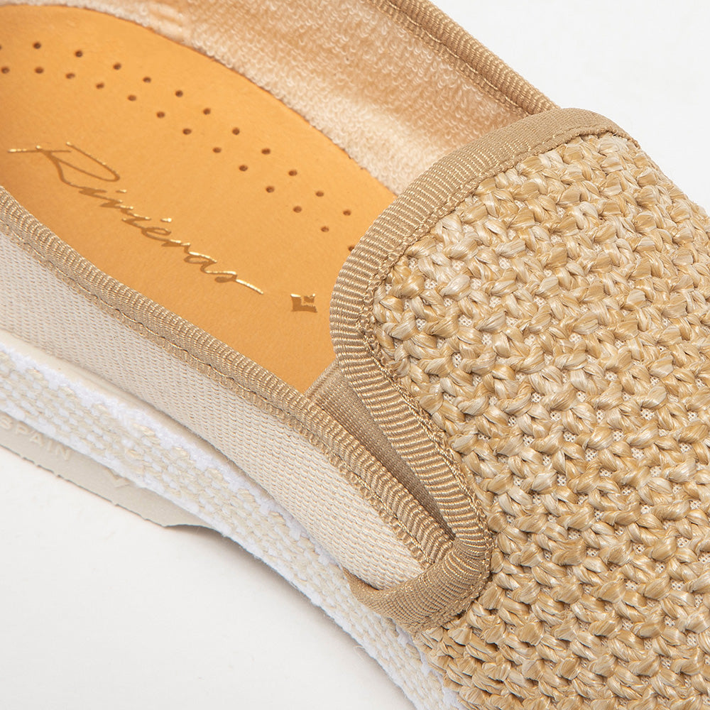 Rivieras Classic Match Nudude Ecru Espadrilles Raphia