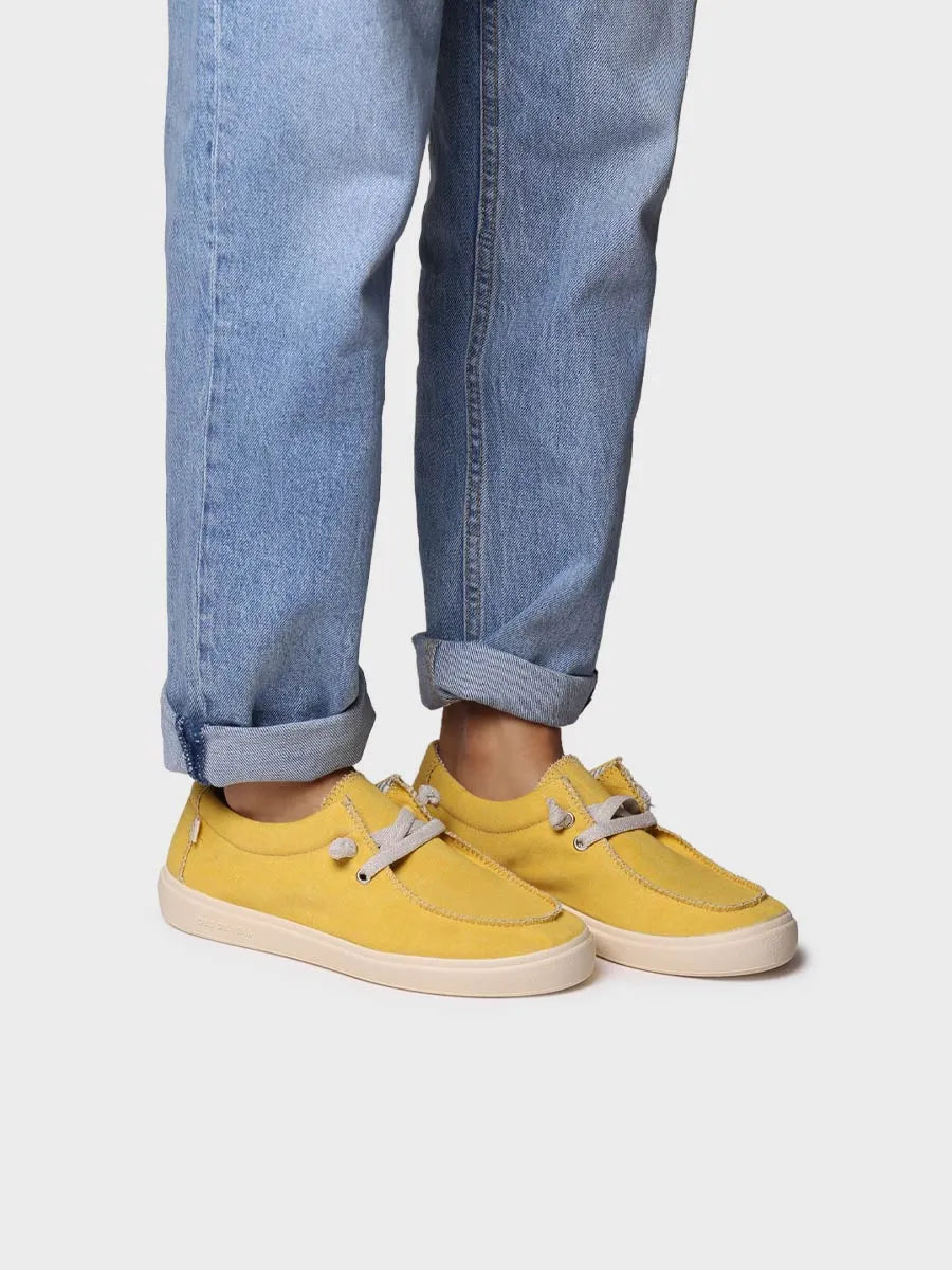 Toni Pons Irelia basket toile coton ocre vegan