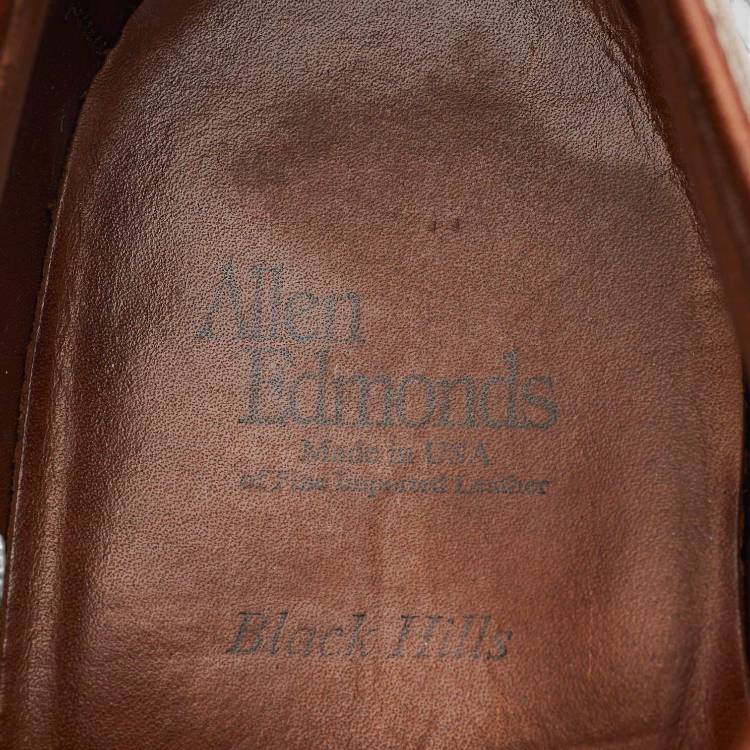 Allen Edmonds Black Hills derby cuir marron UK 8.5
