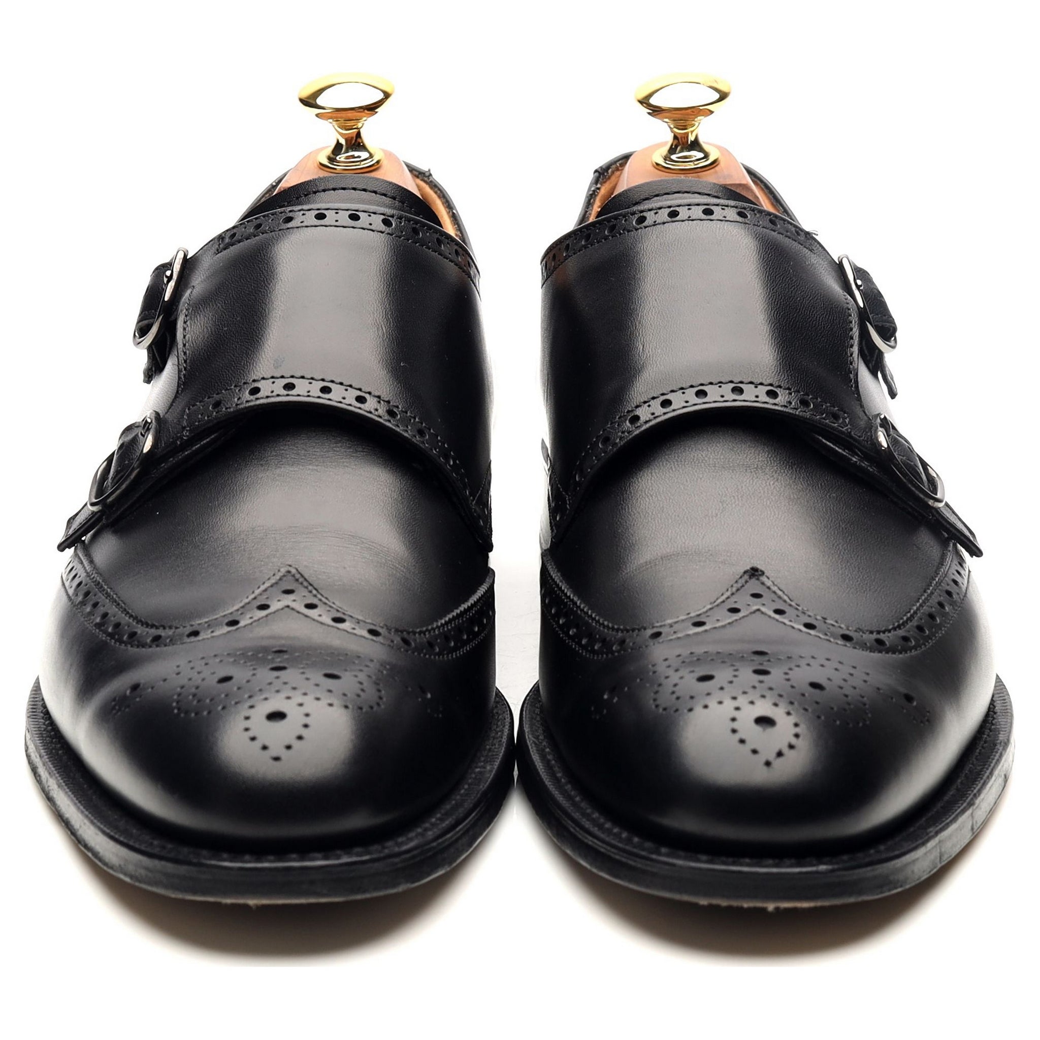 Church’s Chicago chaussures monk cuir noir UK 6,5