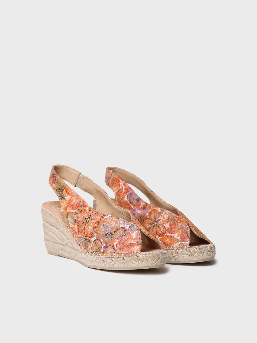 Toni Pons Laila-LL espadrille cuir multicolore 7 cm